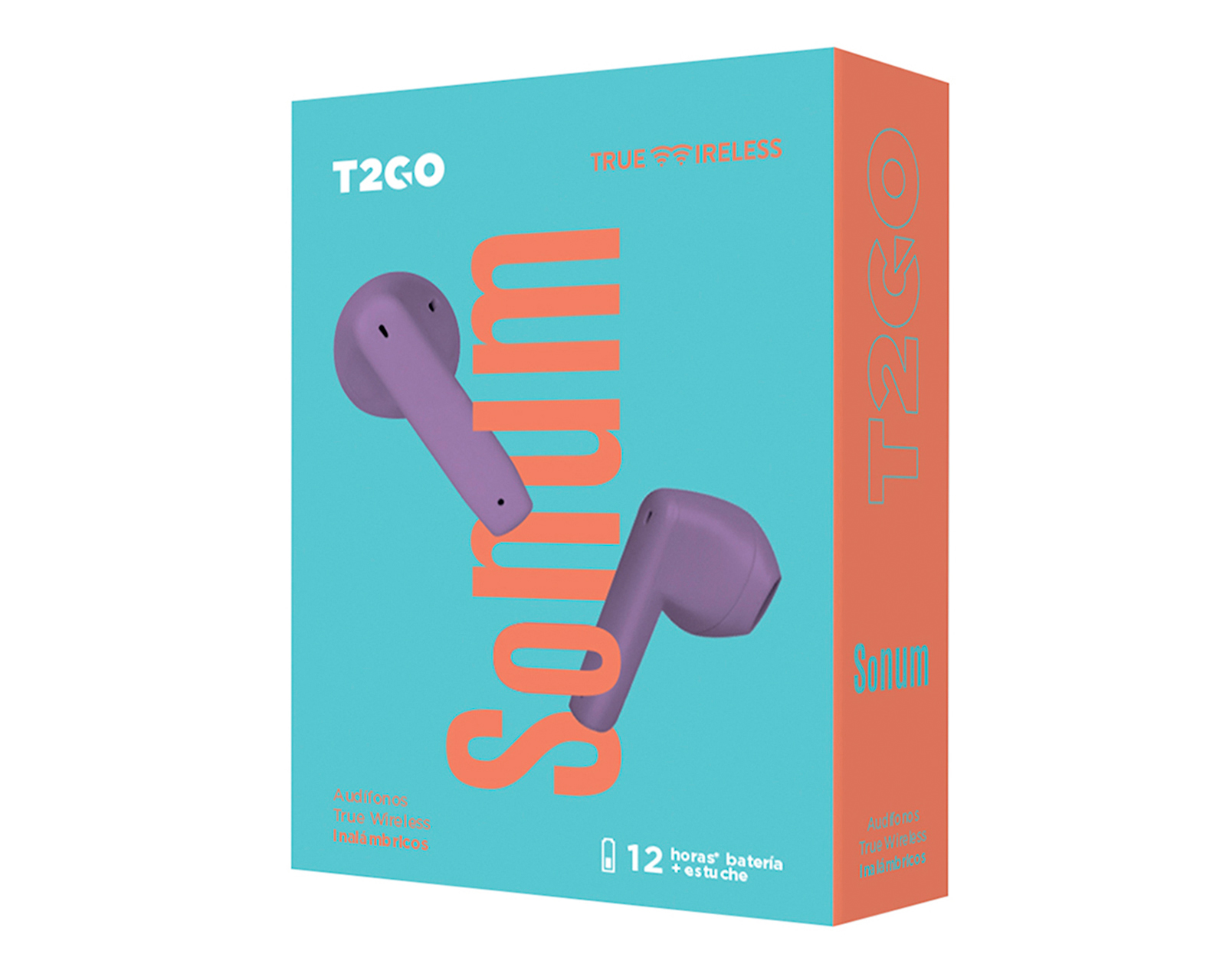 Foto 4 pulgar | Foto 3 | Audífonos True Wireless T2GO con Micrófono Sonum