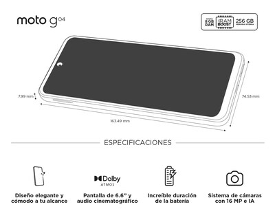 Foto 8 | Foto 8 | Telcel Motorola Moto G04 128 GB Azul