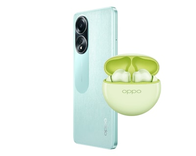 Foto 4 | Foto 4 | AT&T/Unefon Oppo A58 256 GB Verde + Audífonos True Wireless