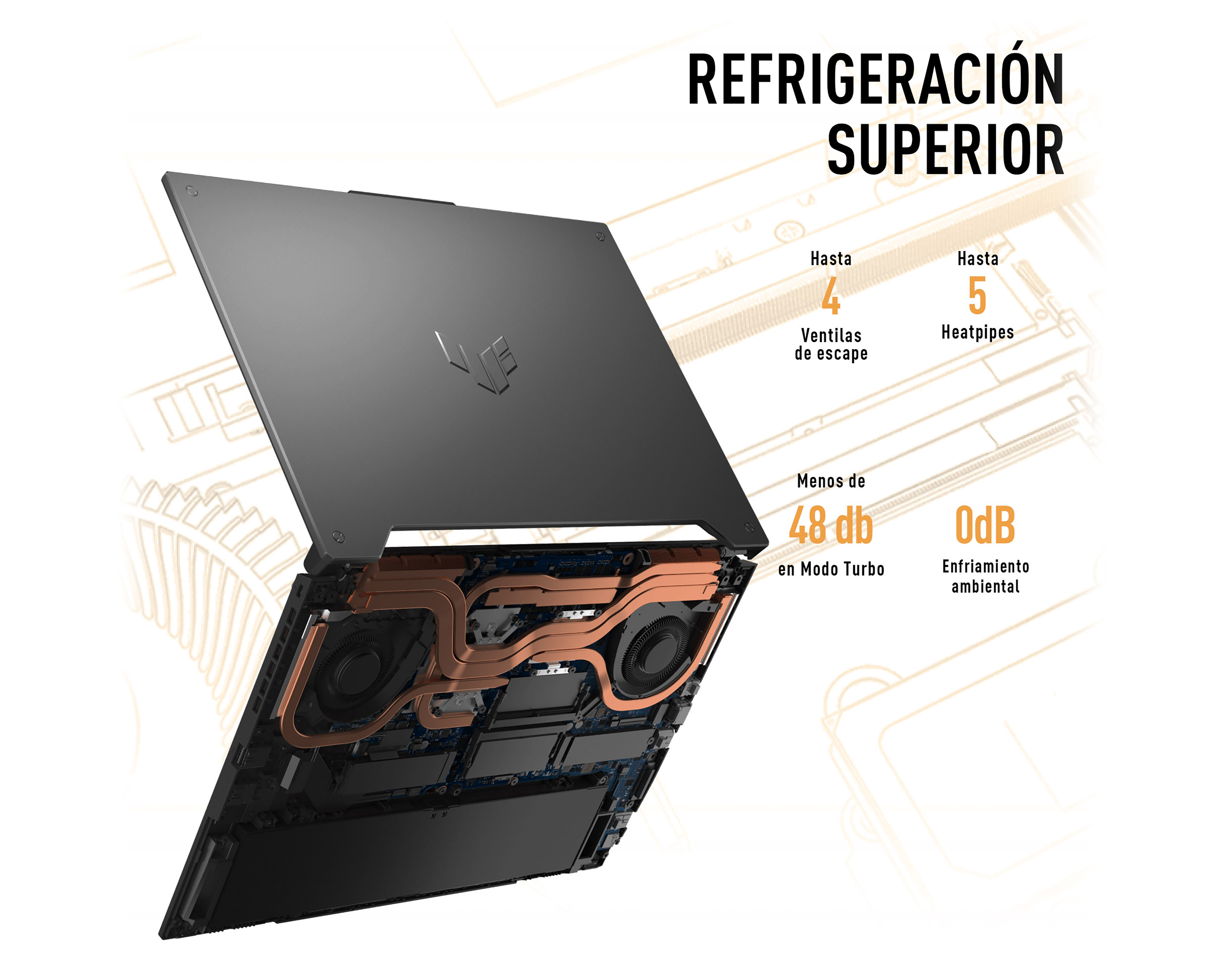 Foto 8 pulgar | Foto 7 | Laptop Gamer Asus FX507ZC4-HN225W 15.6" Intel Core i5 NVIDIA Geforce RTX 3050 16 GB RAM 512 GB SSD Negra