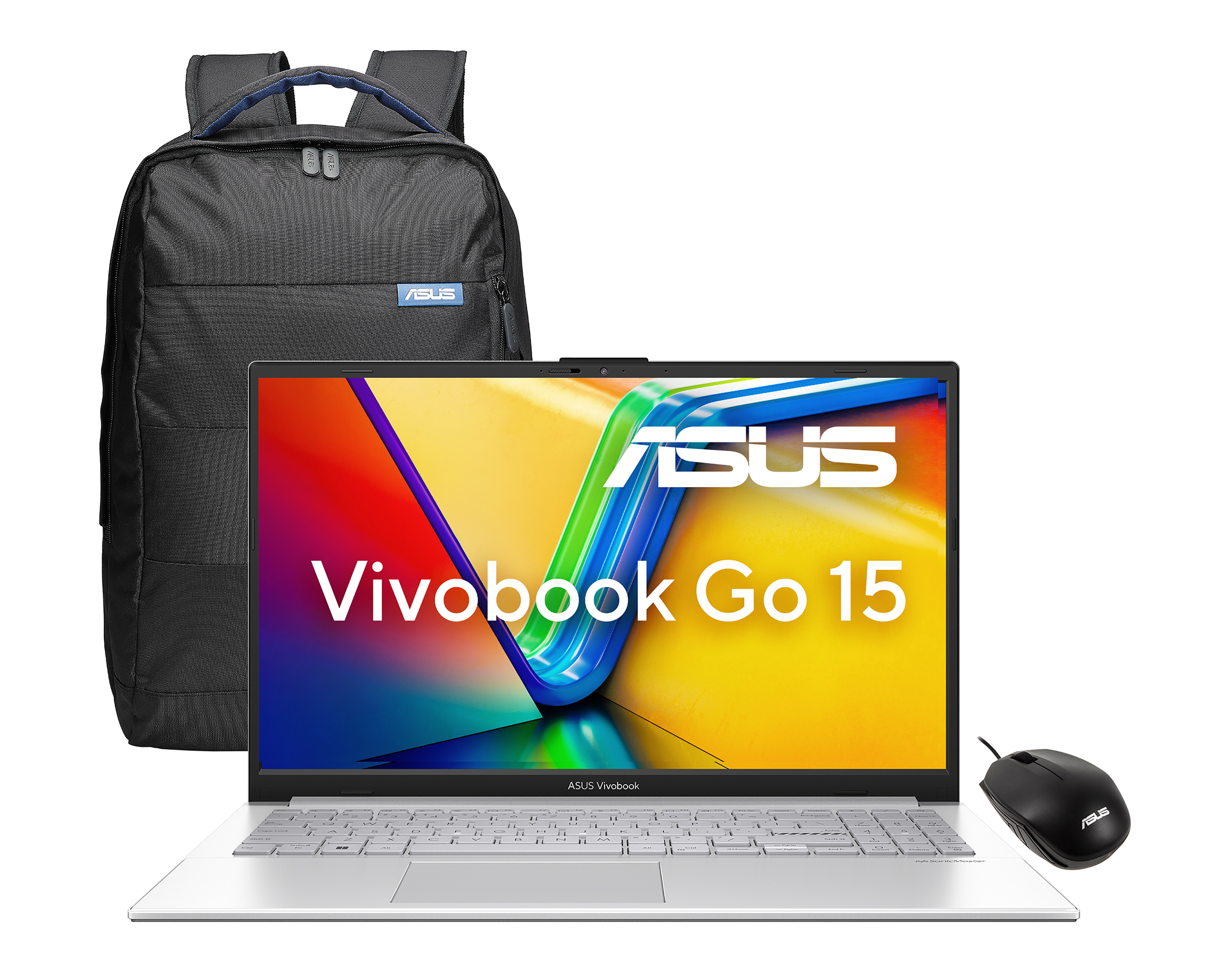 Foto 2 pulgar | Foto 1 | Laptop Asus Vivobook Go 15 15.6" Windows 11 Intel Core i3 8 GB RAM 512 GB SSD Gris + Mochila y Mouse