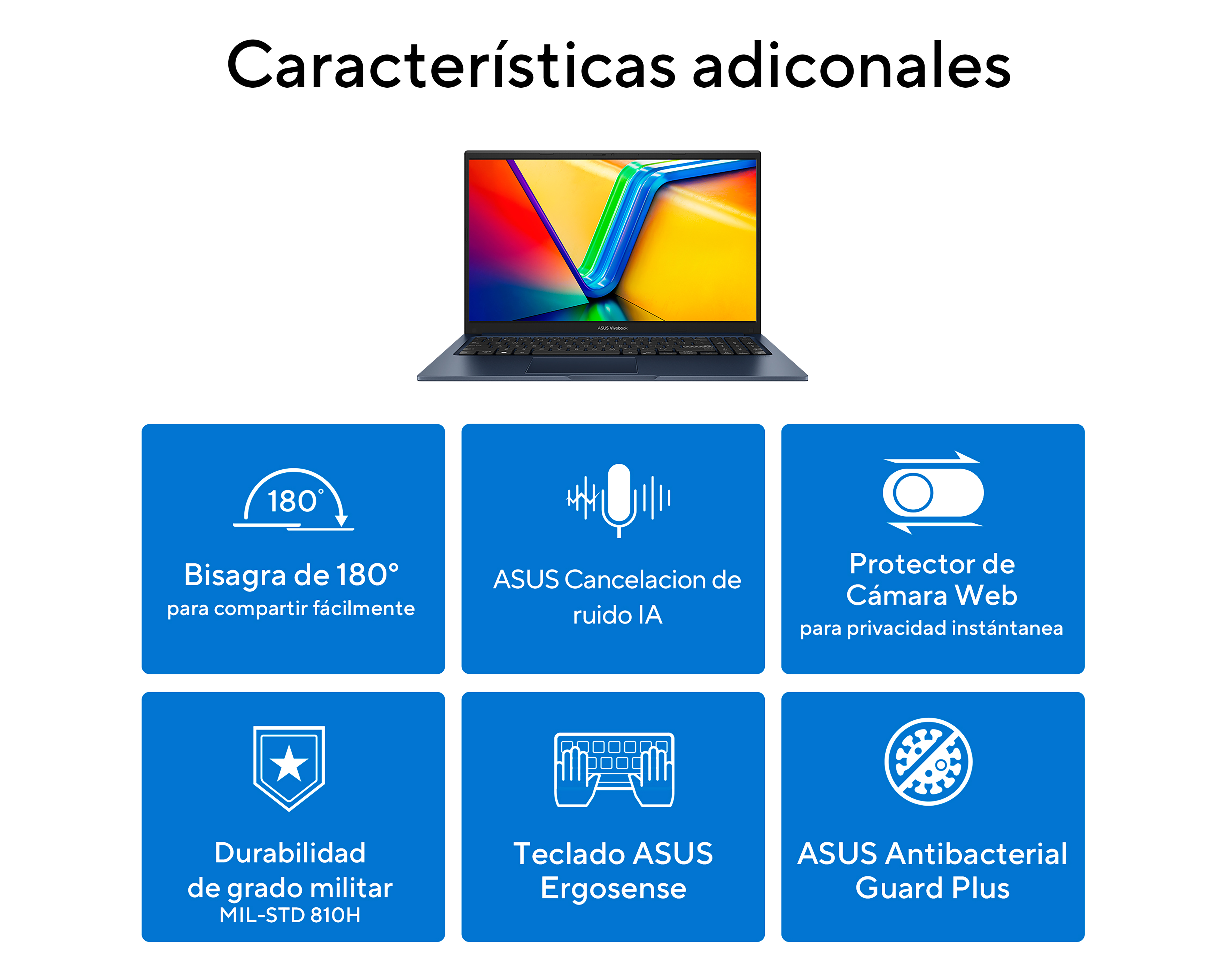 Foto 4 pulgar | Foto 3 | Laptop Asus Vivobook X1504ZA-NJ972W 15.6" Windows 11 Intel Core i5 16 GB RAM 512 GB SSD Azul