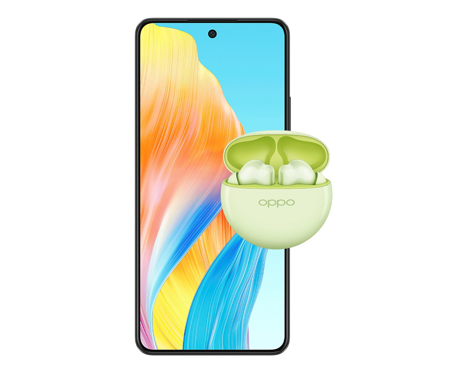 Foto 3 pulgar | Foto 2 | Movistar Oppo A58 256 GB Negro + Audífonos True Wireless