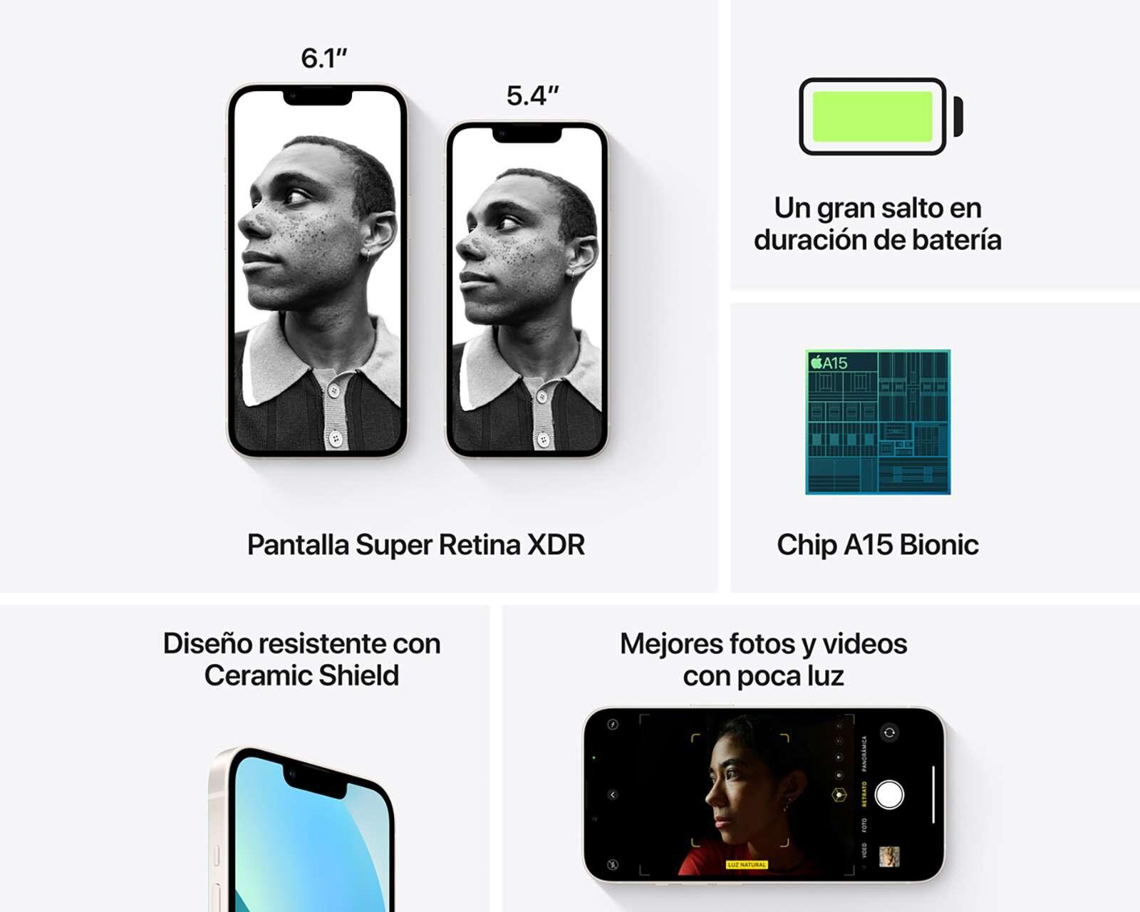 Foto 7 | Foto 7 | iPhone 13 Telcel 128 GB Starlight