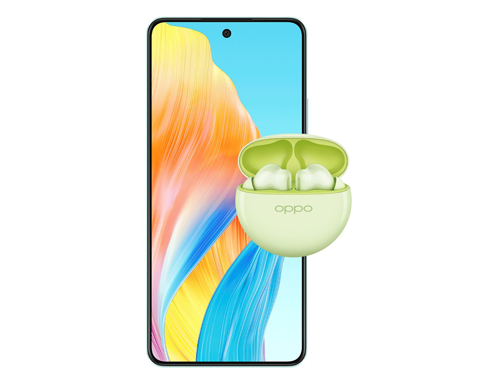 Foto 2 | Foto 2 | Movistar Oppo A58 256 GB Verde + Audífonos True Wireless