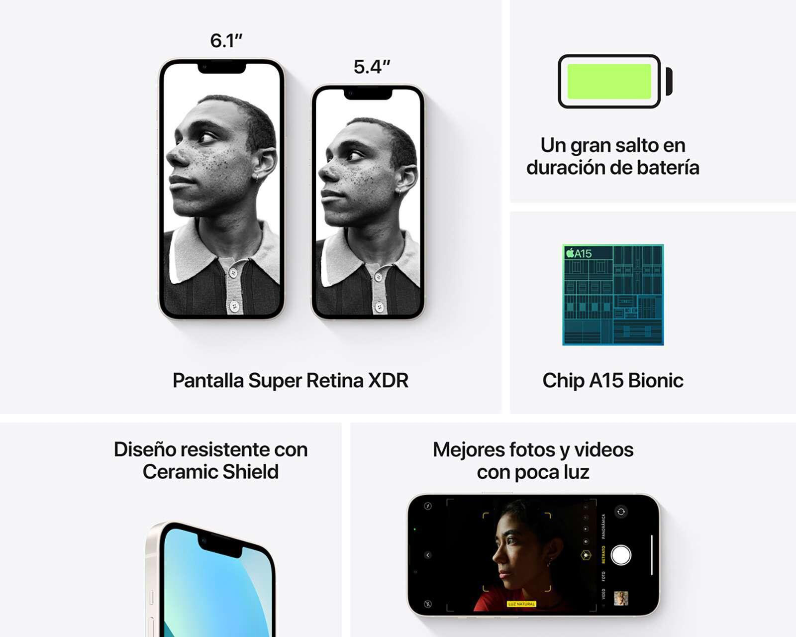 Foto 9 pulgar | Foto 7 | iPhone 13 Telcel 128 GB Starlight
