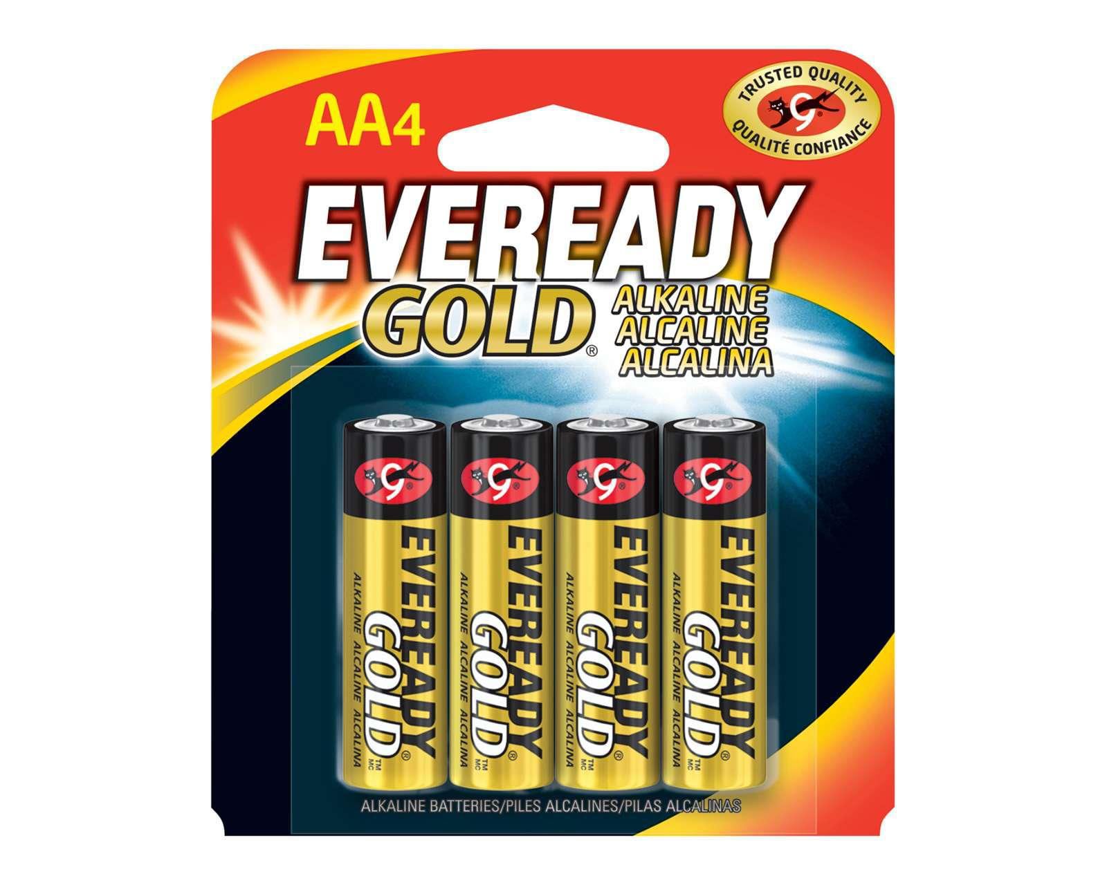Baterías Eveready Gold AA