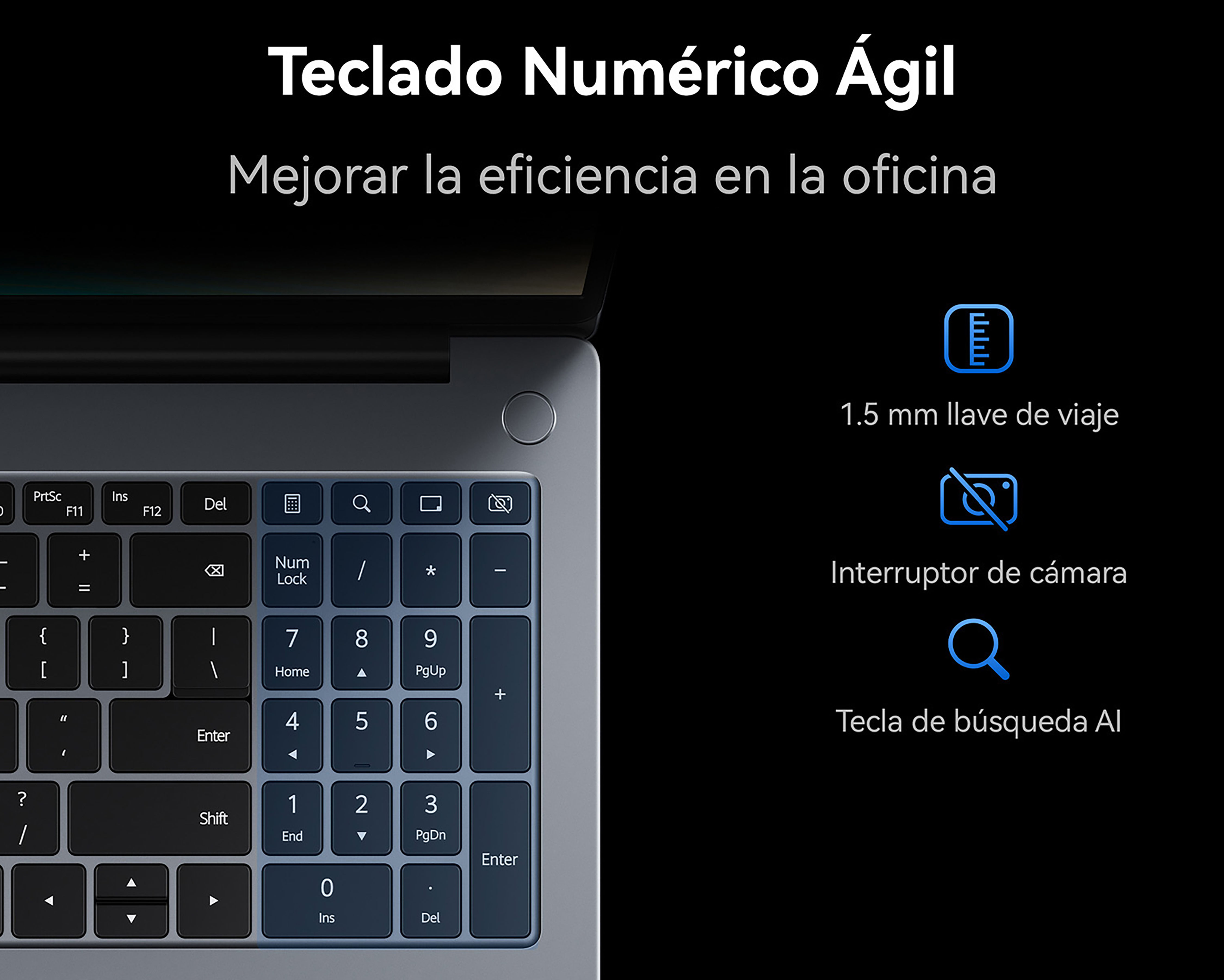 Foto 5 pulgar | Foto 4 | Laptop Huawei Matebook D16 16" Intel Core i5 8 GB RAM 512 GB SSD Plateado