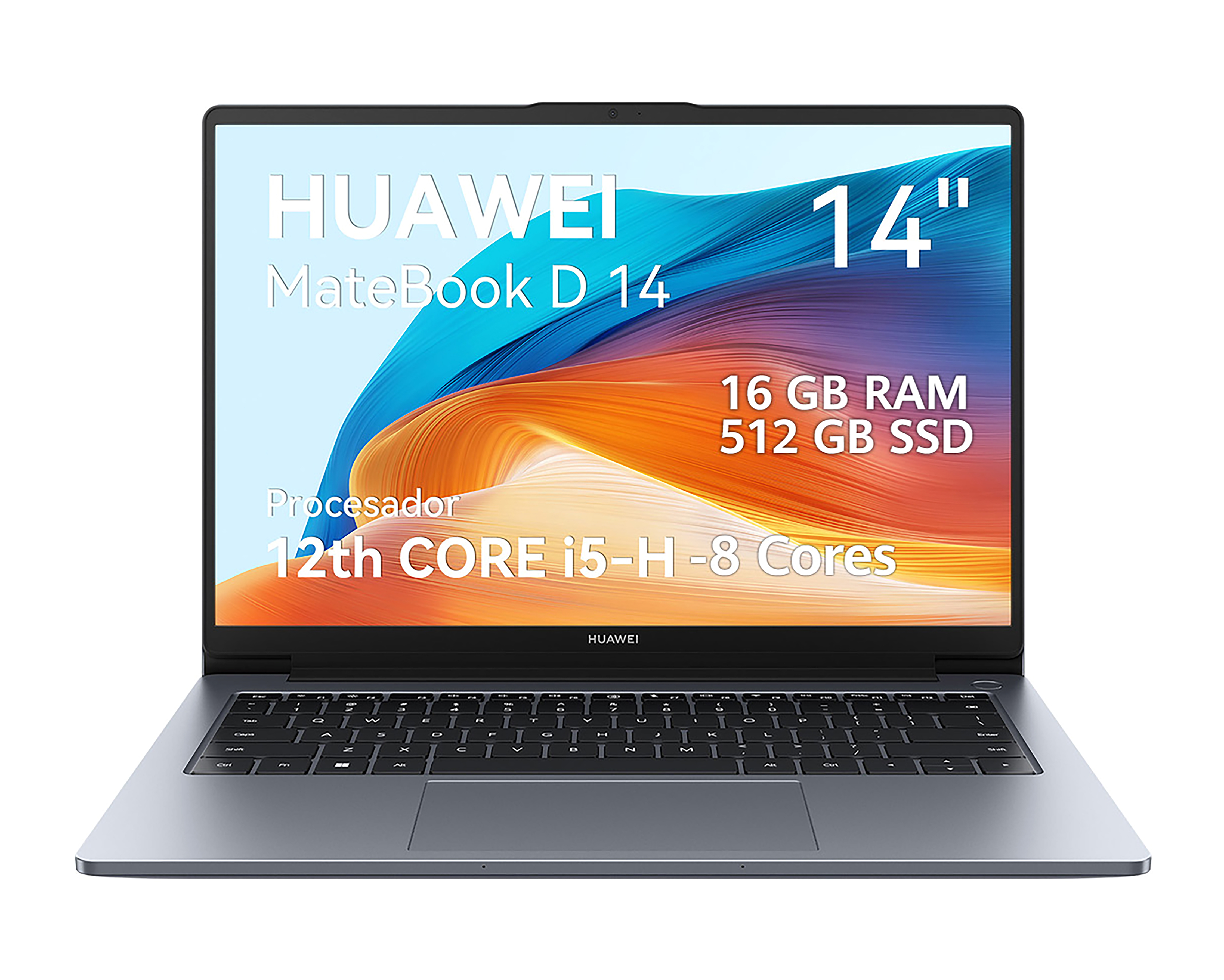 Foto 2 pulgar | Foto 1 | Laptop Huawei Matebook D14 14" Intel Core i5 16 GB RAM 512 GB SSD Plateado