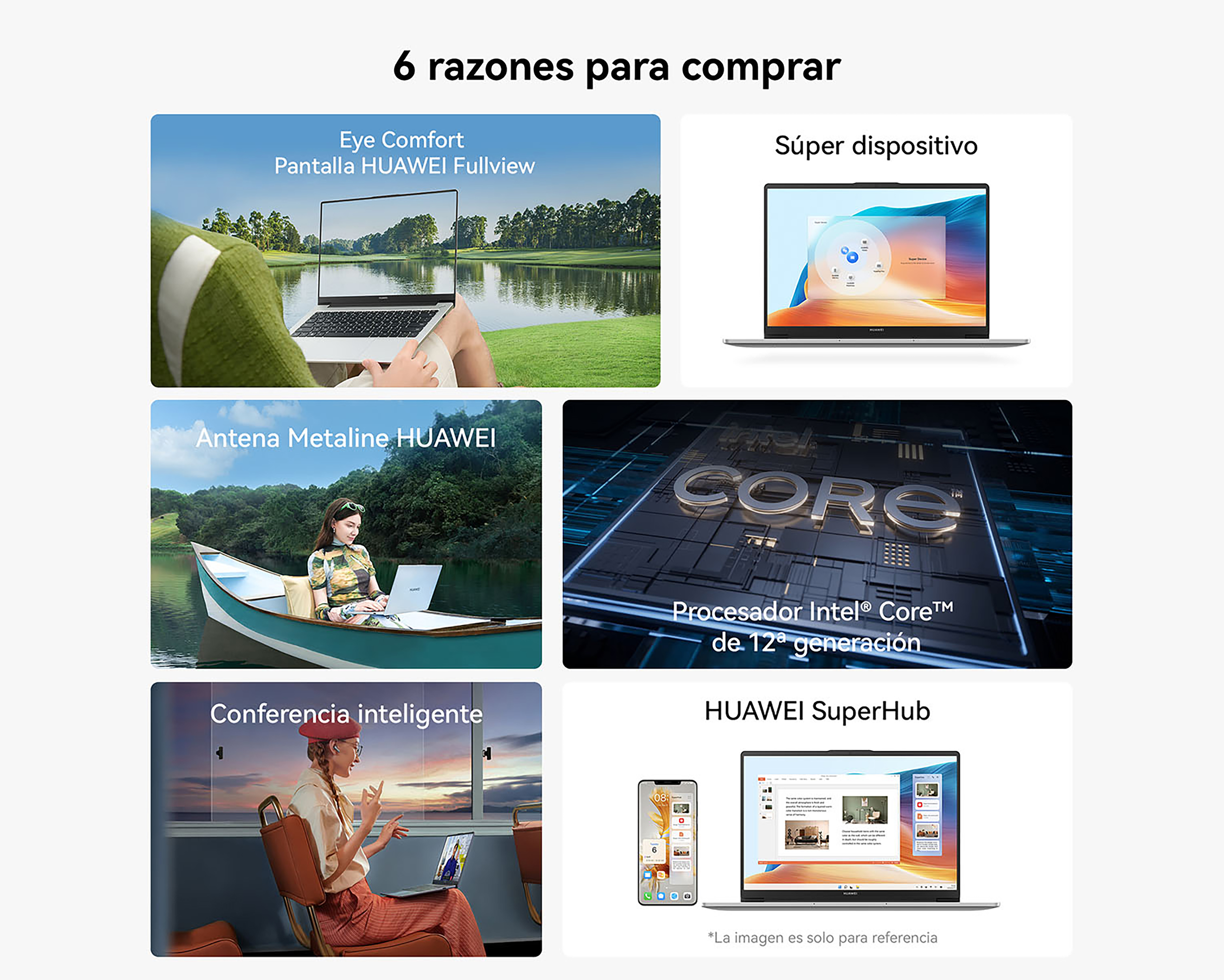 Foto 5 pulgar | Foto 4 | Laptop Huawei Matebook D14 14" Intel Core i5 16 GB RAM 512 GB SSD Plateado