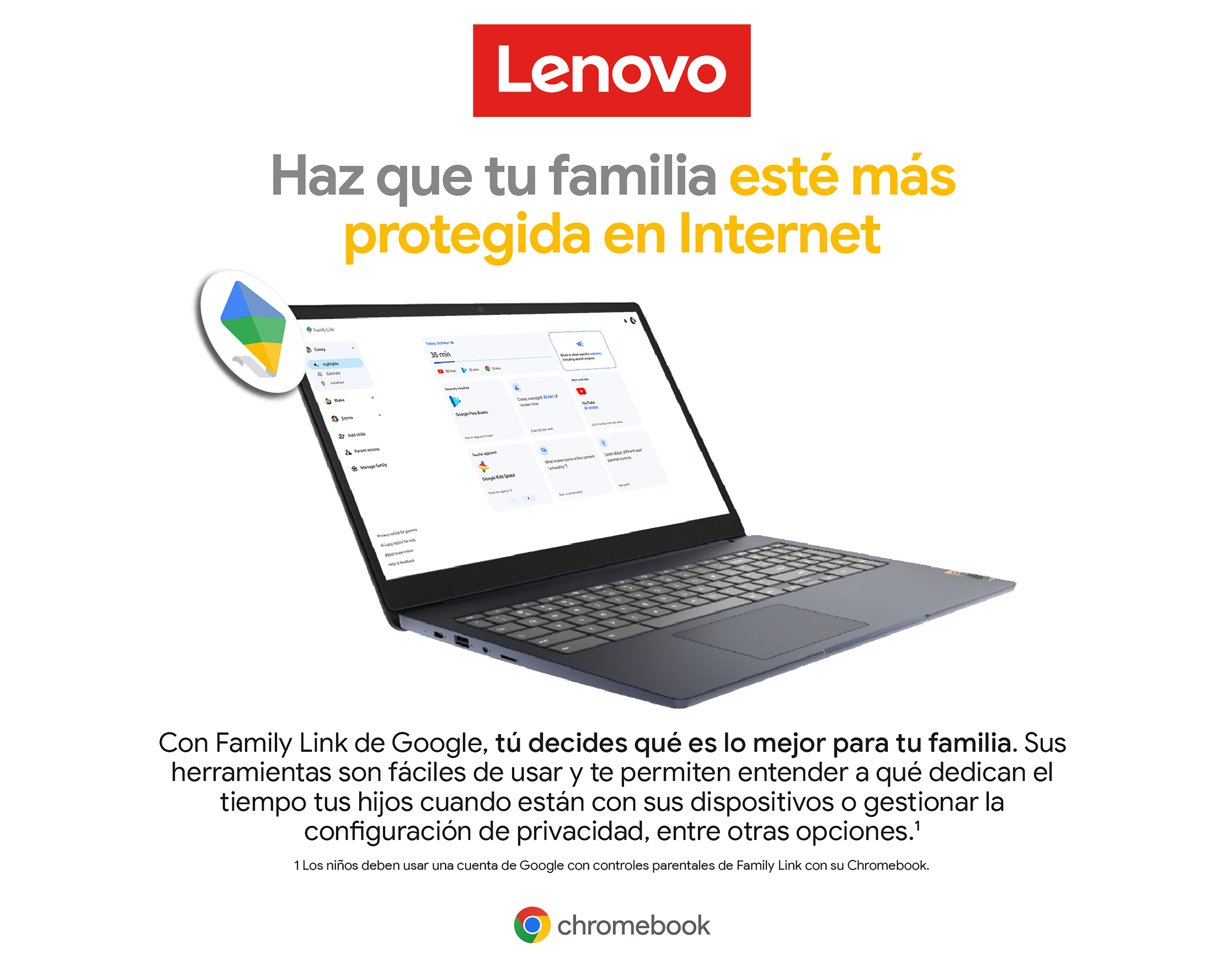 Foto 8 | Foto 8 | Laptop Lenovo IP 3 Chromebook 15IJL6 Intel Celeron 8 GB RAM 128 GB eMMC Azul