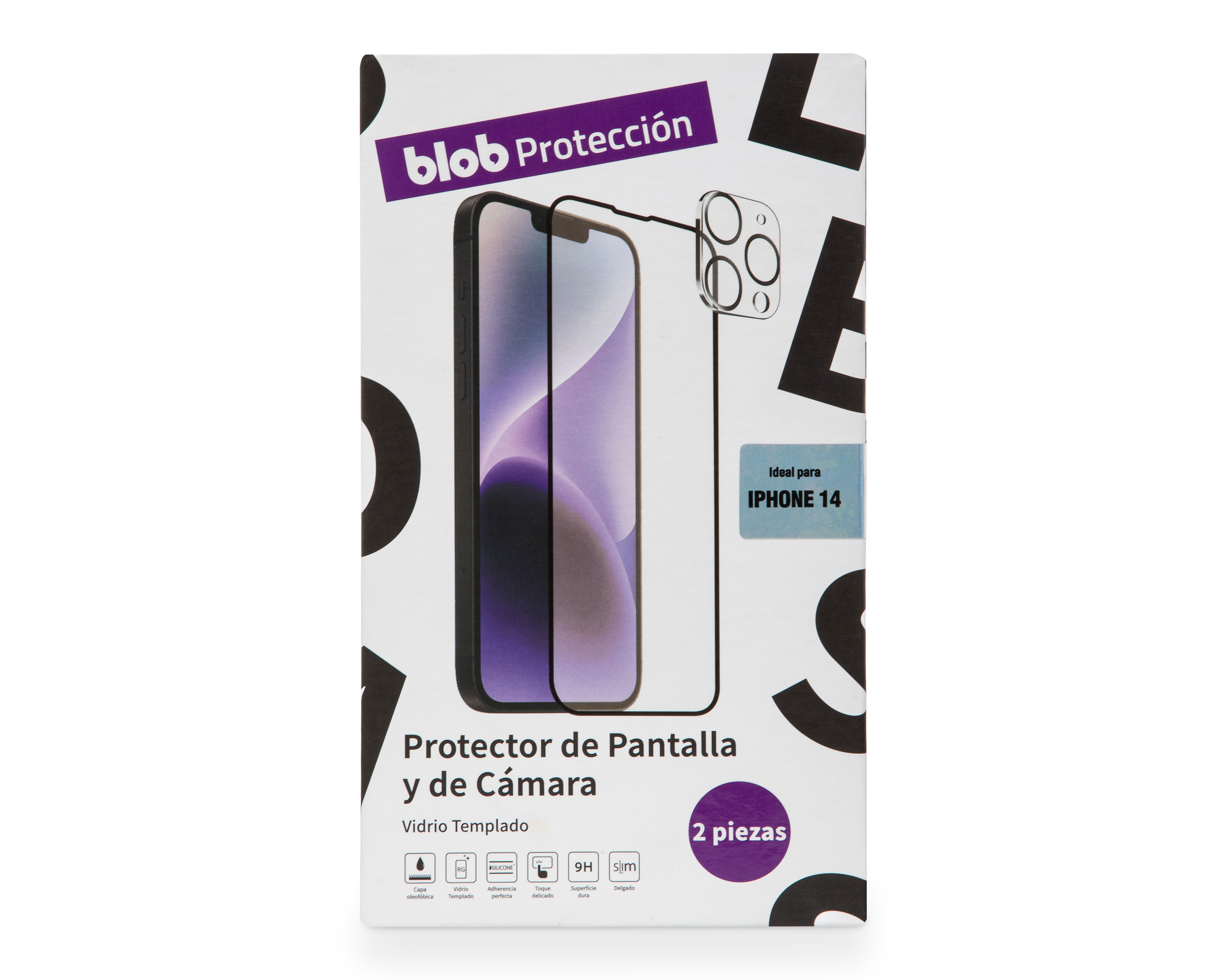 Foto 2 pulgar | Foto 1 | Protector de Pantalla Blob para iPhone 14
