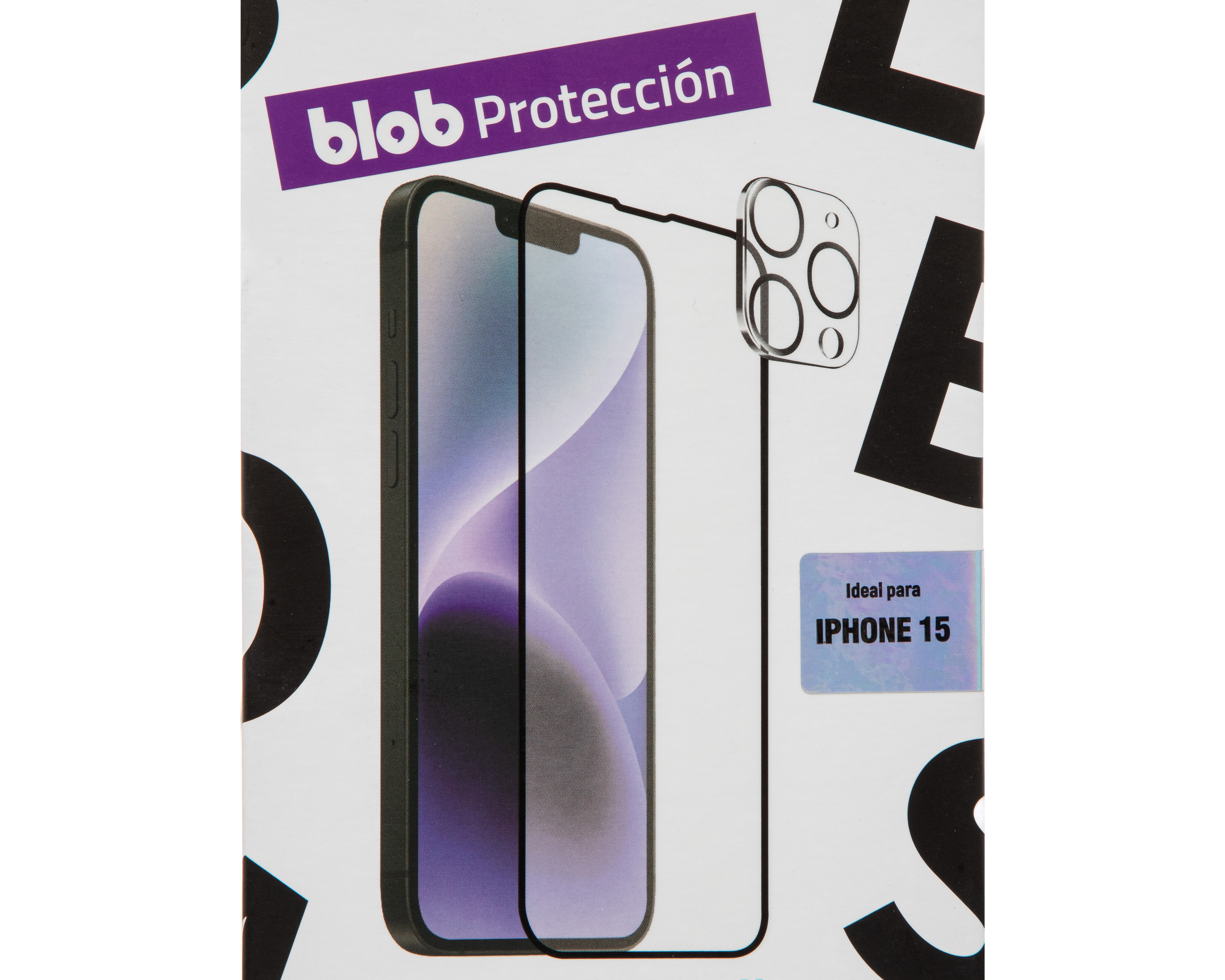 Foto 4 pulgar | Foto 3 | Protector de Pantalla Blob para iPhone 15