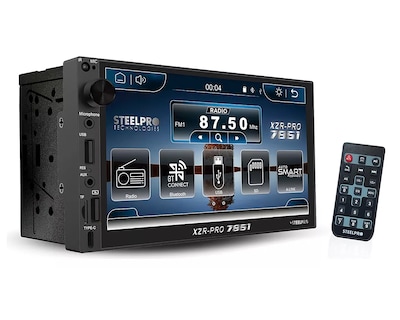 Foto 1 | Foto 1 | Autoestereo Steelpro Multimedia XZR PRO 7851 de 7" Bluetooth Negro