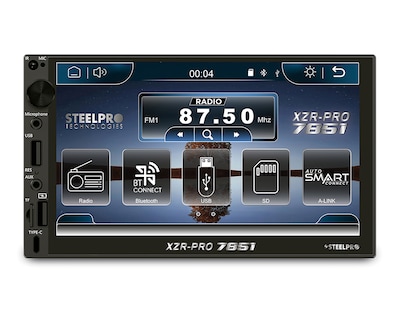 Foto 2 | Foto 2 | Autoestereo Steelpro Multimedia XZR PRO 7851 de 7" Bluetooth Negro