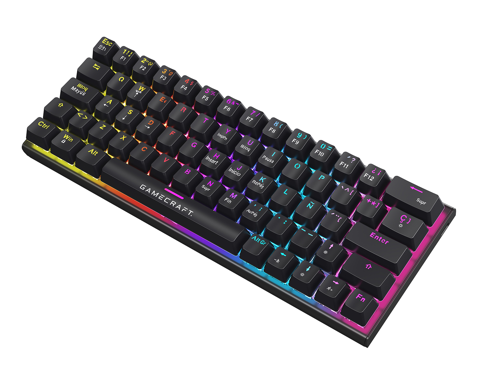 Foto 4 | Foto 4 | Teclado Gamer Alámbrico Gamecraft Tritium T100