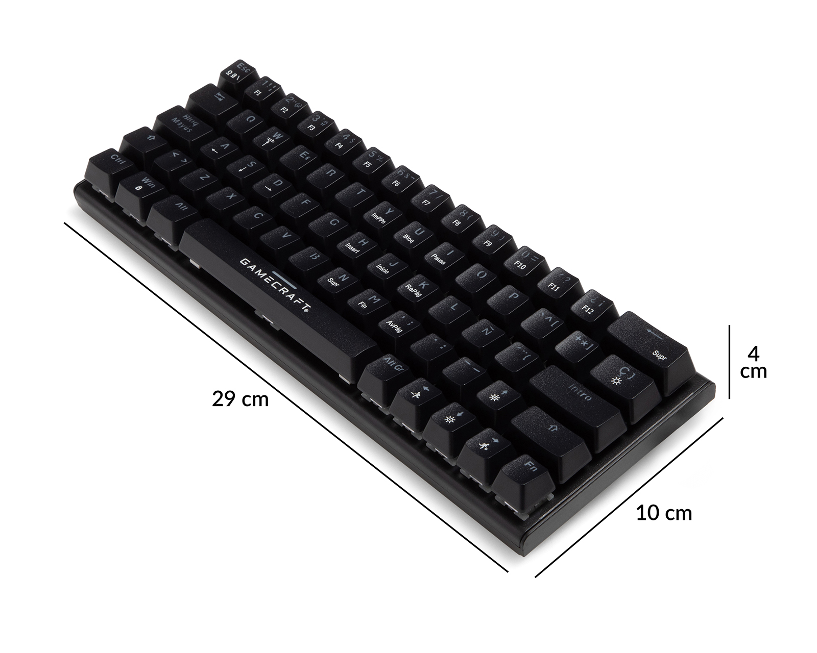 Foto 7 | Foto 7 | Teclado Gamer Alámbrico Gamecraft Tritium T100