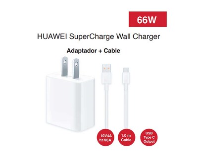 Foto 5 | Foto 5 | Cargador Huawei USB a Tipo C de 66 W