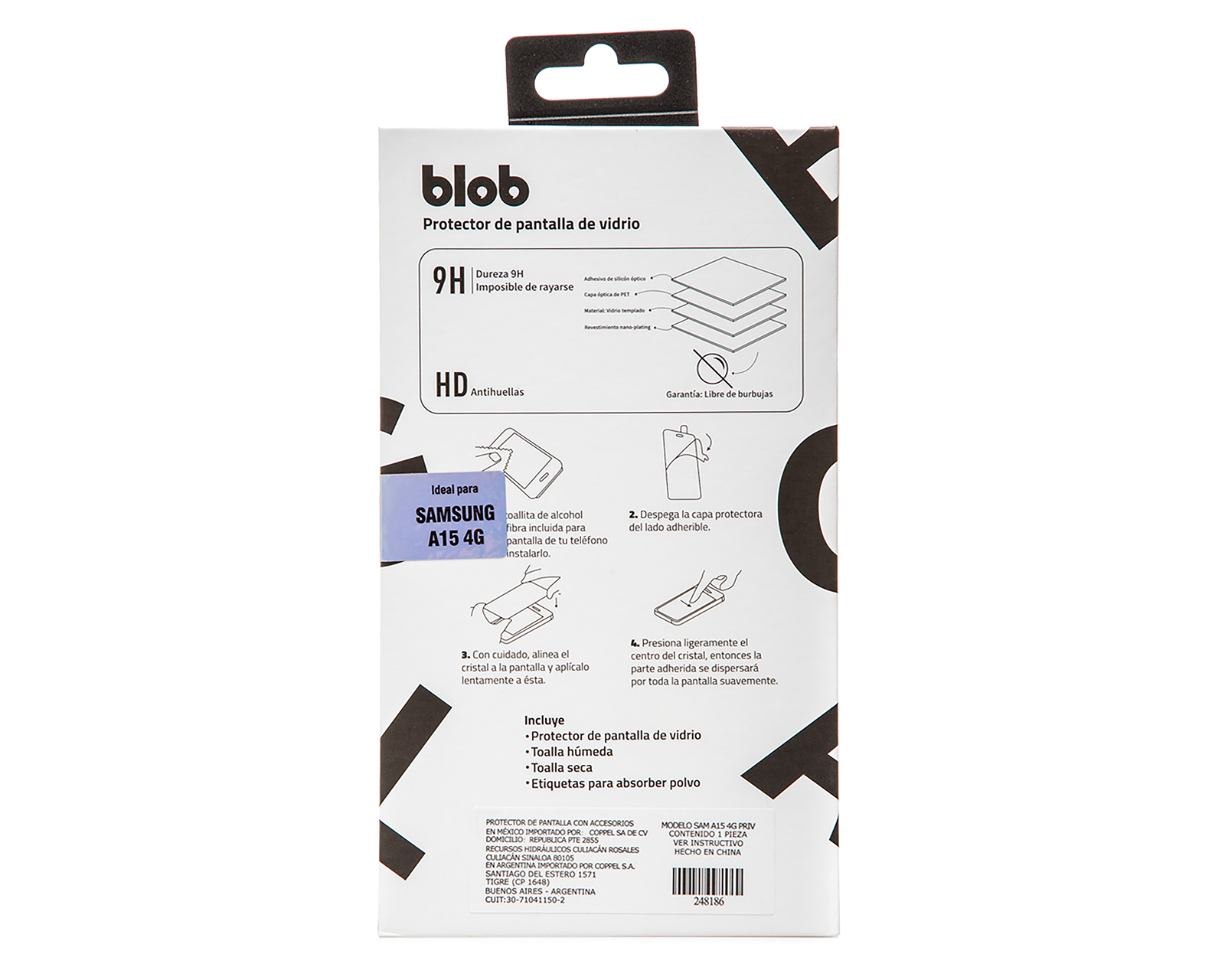 Foto 3 pulgar | Foto 2 | Protector de Pantalla Blob para Samsung A15 4G