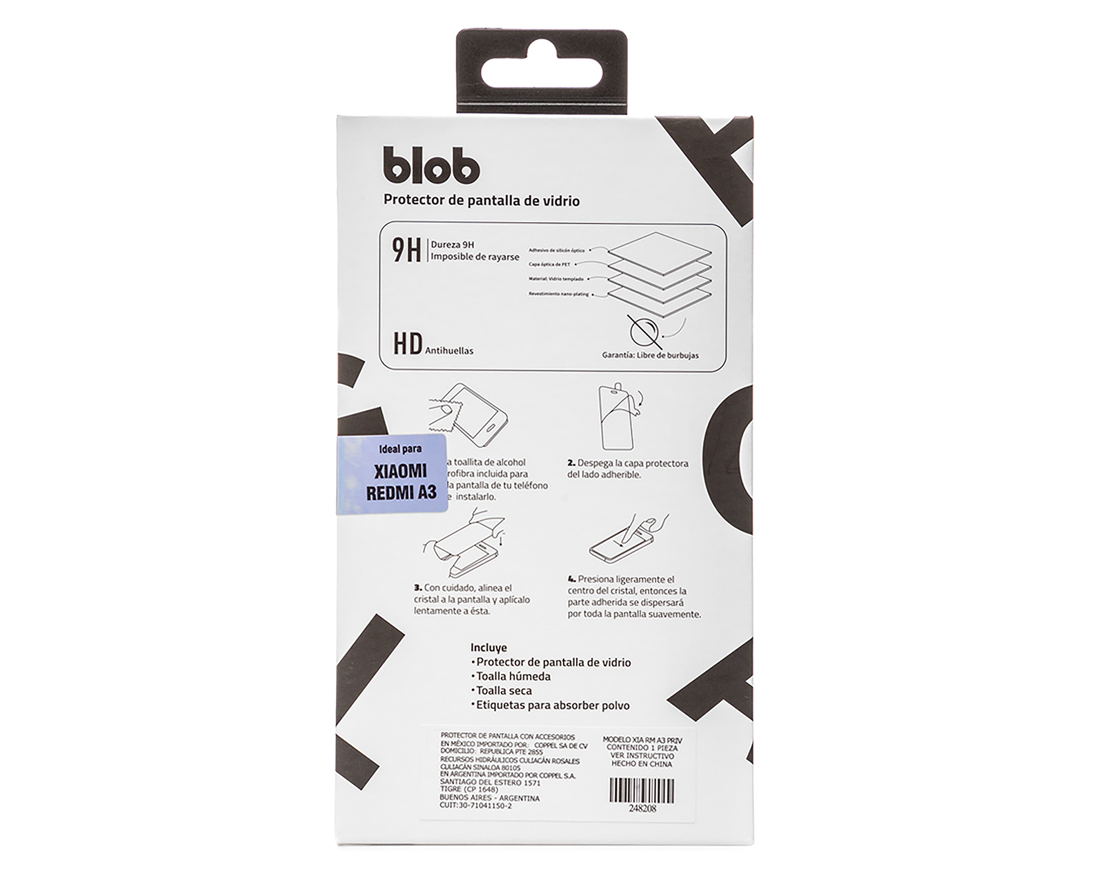 Foto 3 pulgar | Foto 2 | Protector de Pantalla Blob para Xiaomi Redmi A3