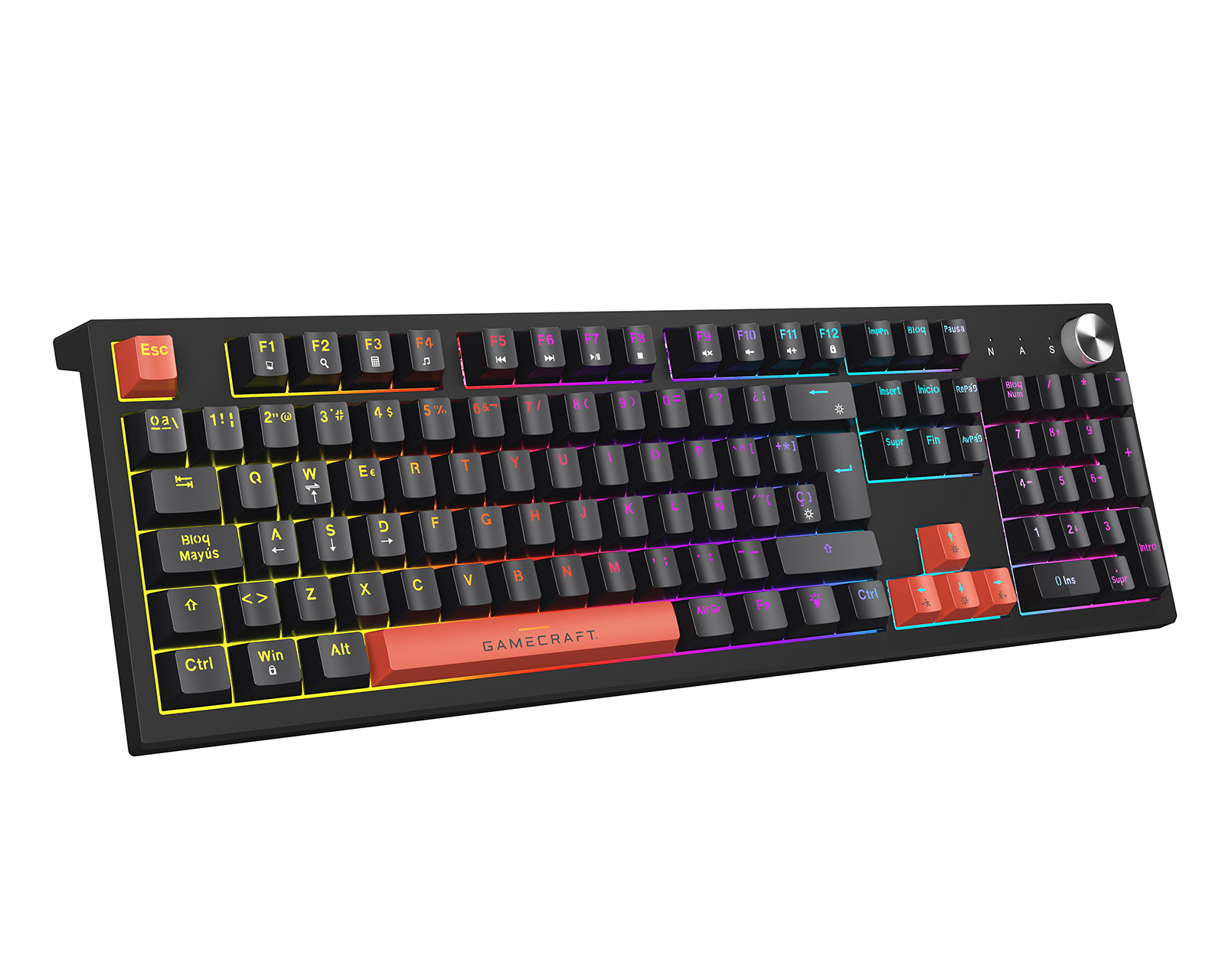 Foto 4 pulgar | Foto 3 | Teclado Gamer Alámbrico Gamecraft Krypton T4000