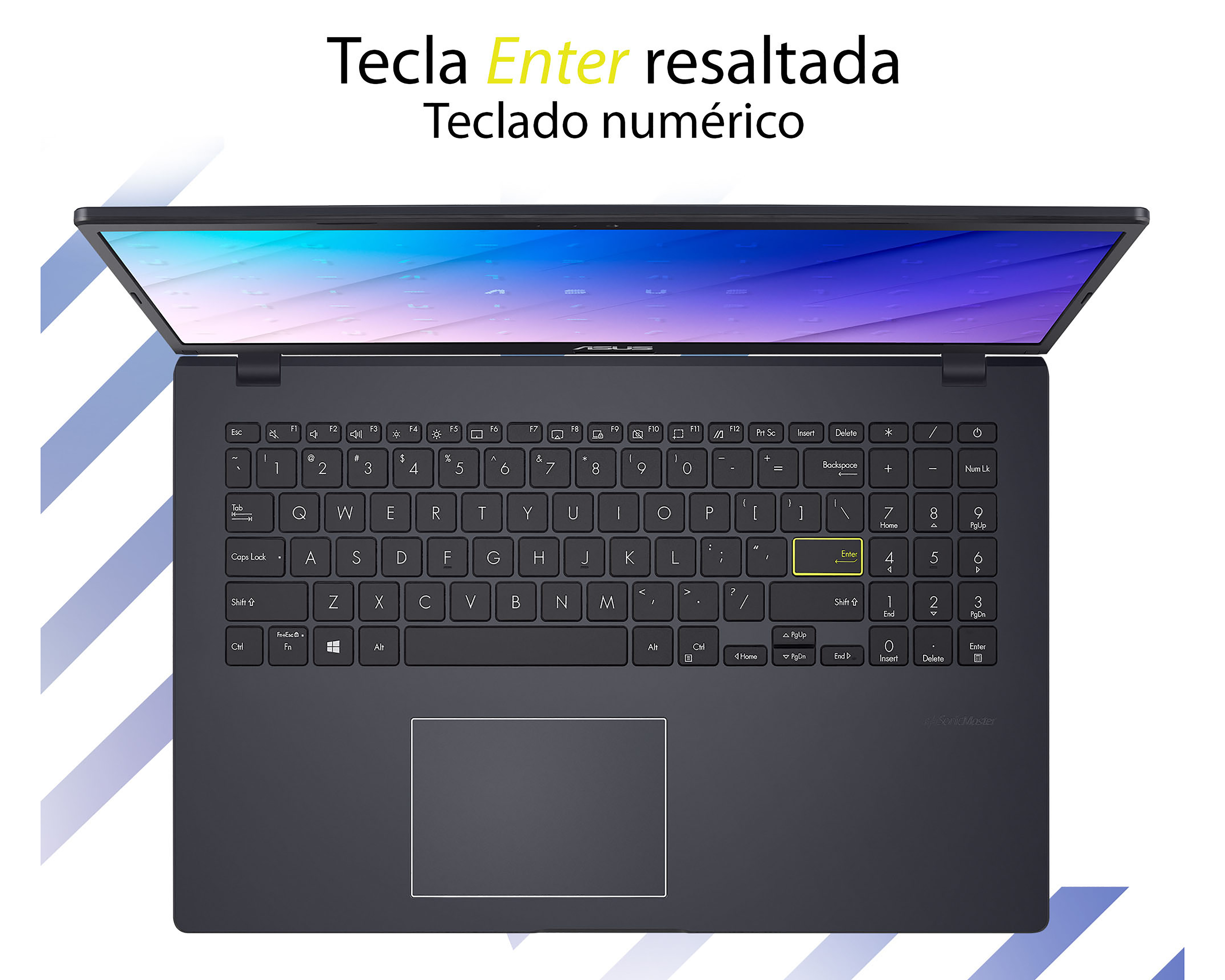 Foto 5 pulgar | Foto 4 | Laptop Asus E510KA-BR760W 15.6" Intel Celeron 4 GB RAM eMMC 128 GB Azul + Maletín