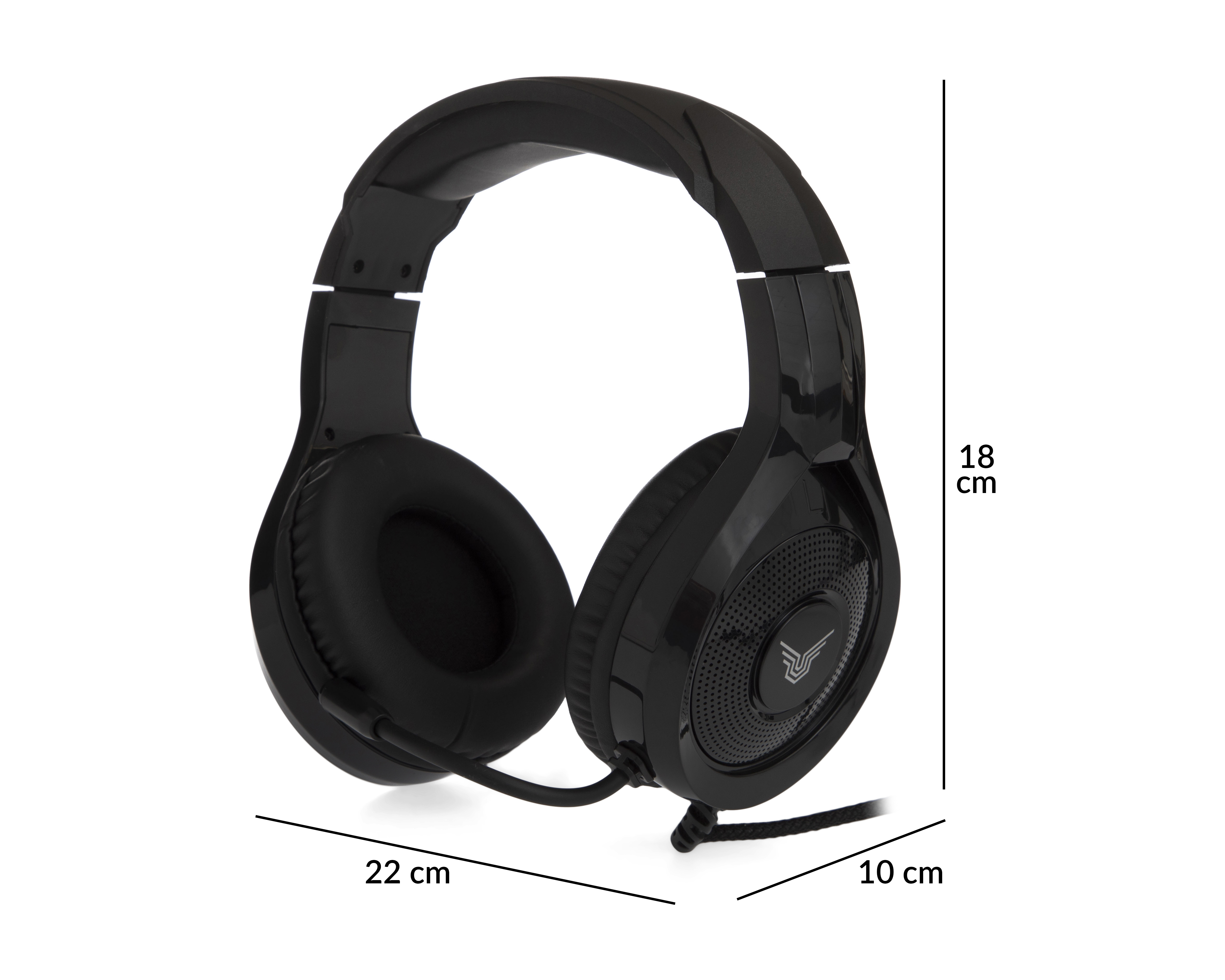 Foto 8 | Foto 8 | Audífonos de Diadema Alámbricos Gamecraft con Micrófono Xenon AD60