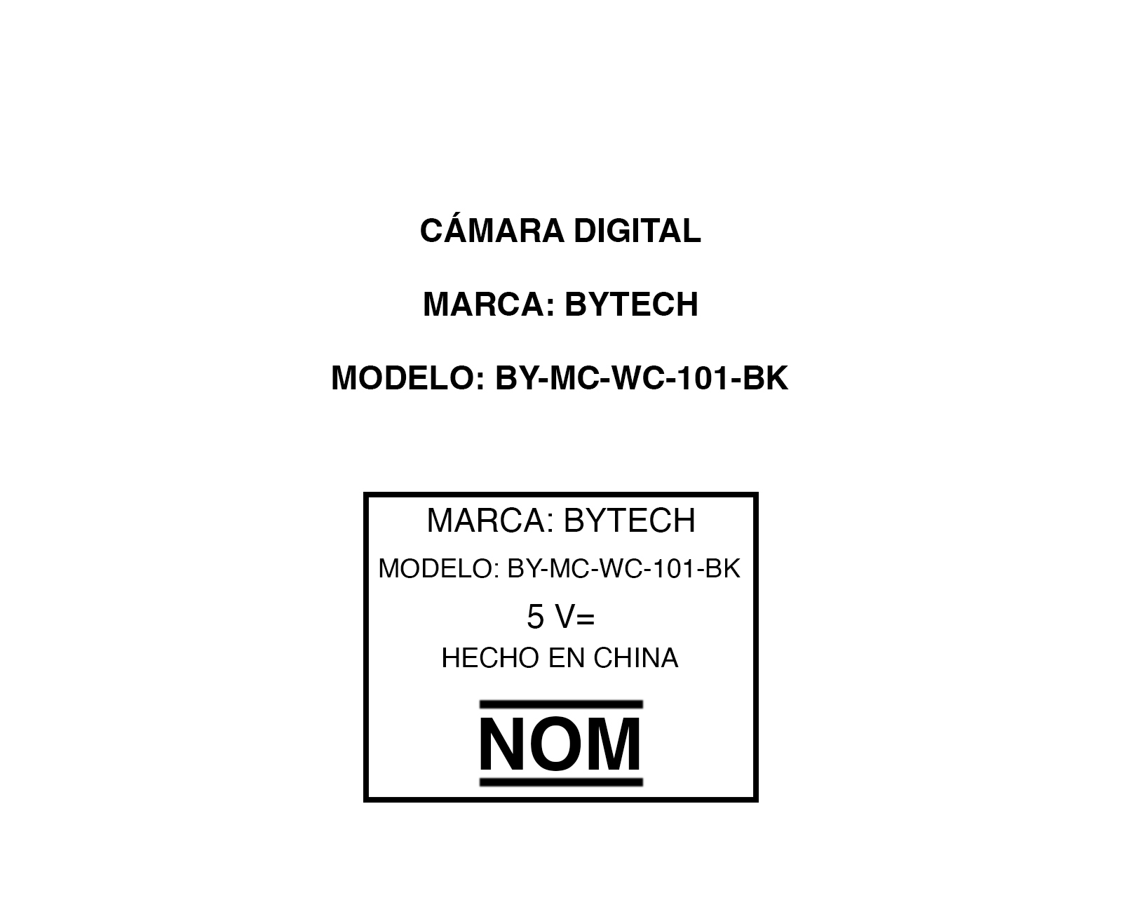 Foto 5 | Foto 5 | Cámara Web Bytech BY-MC-WC-101-BK con Rotación 180