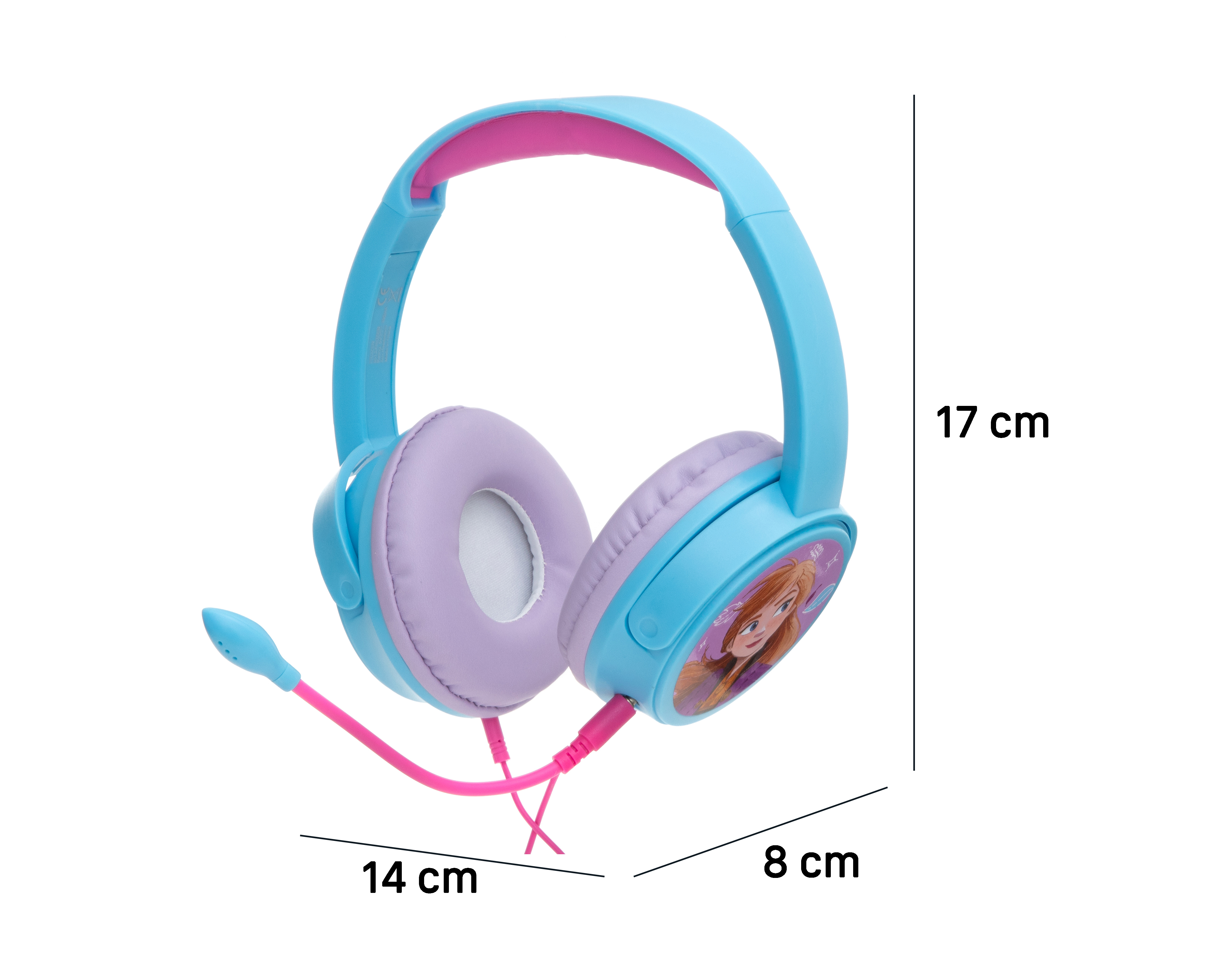 Foto 8 pulgar | Foto 7 | Audífonos de Diadema Alámbricos Disney Frozen con Micrófono Desplegable