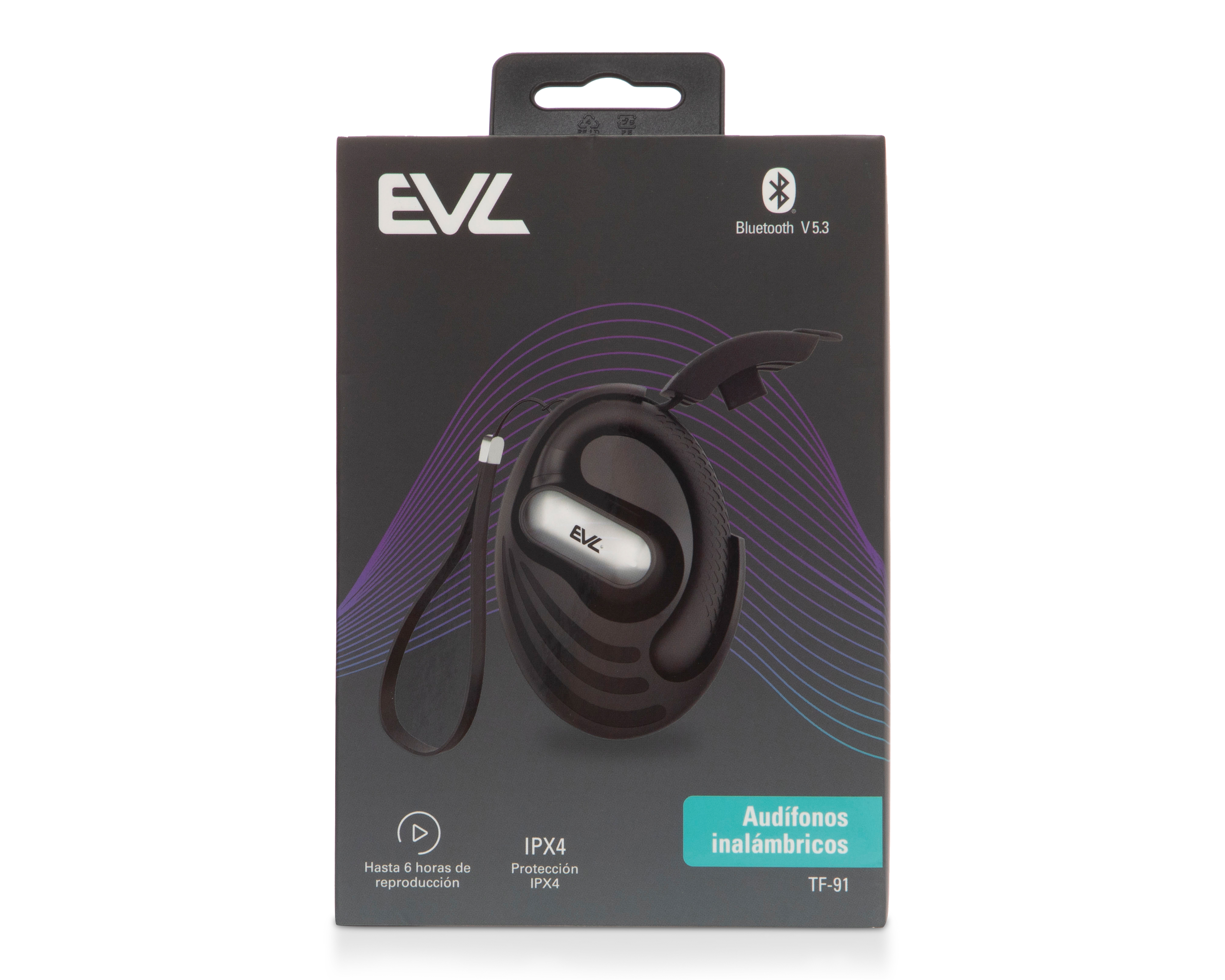 Foto 6 pulgar | Foto 5 | Audífonos True Wireless EVL Resistentes al Agua TF-91