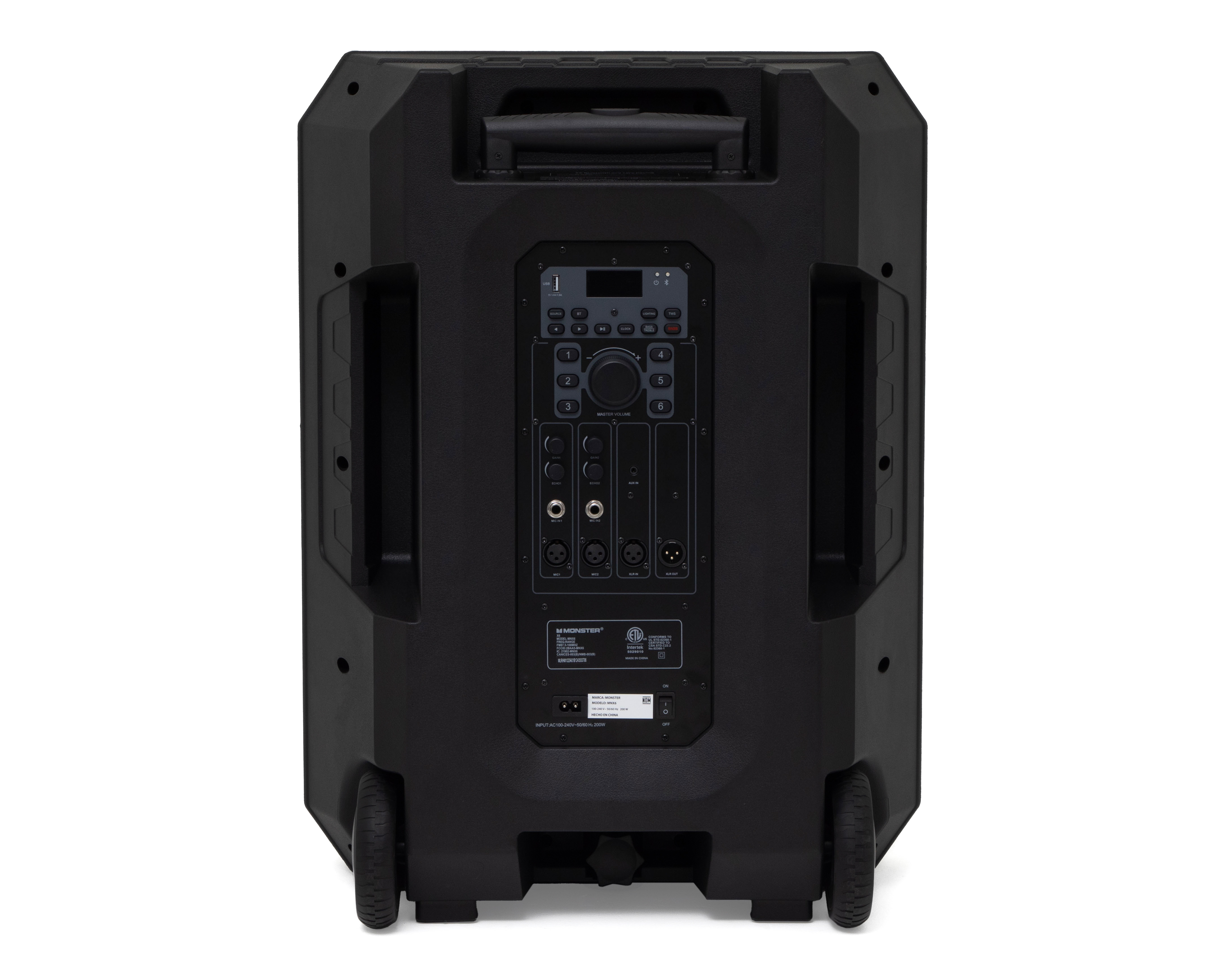 Foto 5 pulgar | Foto 4 | Bocina Monster X6 600 Watts con Micrófono