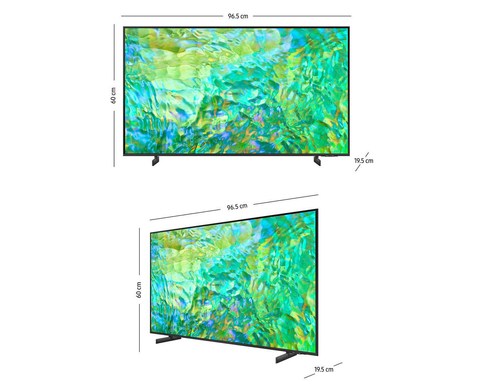 Foto 10 | Foto 10 | Pantalla Smart TV Samsung LED 43 Pulgadas Crystal UHD CU8000