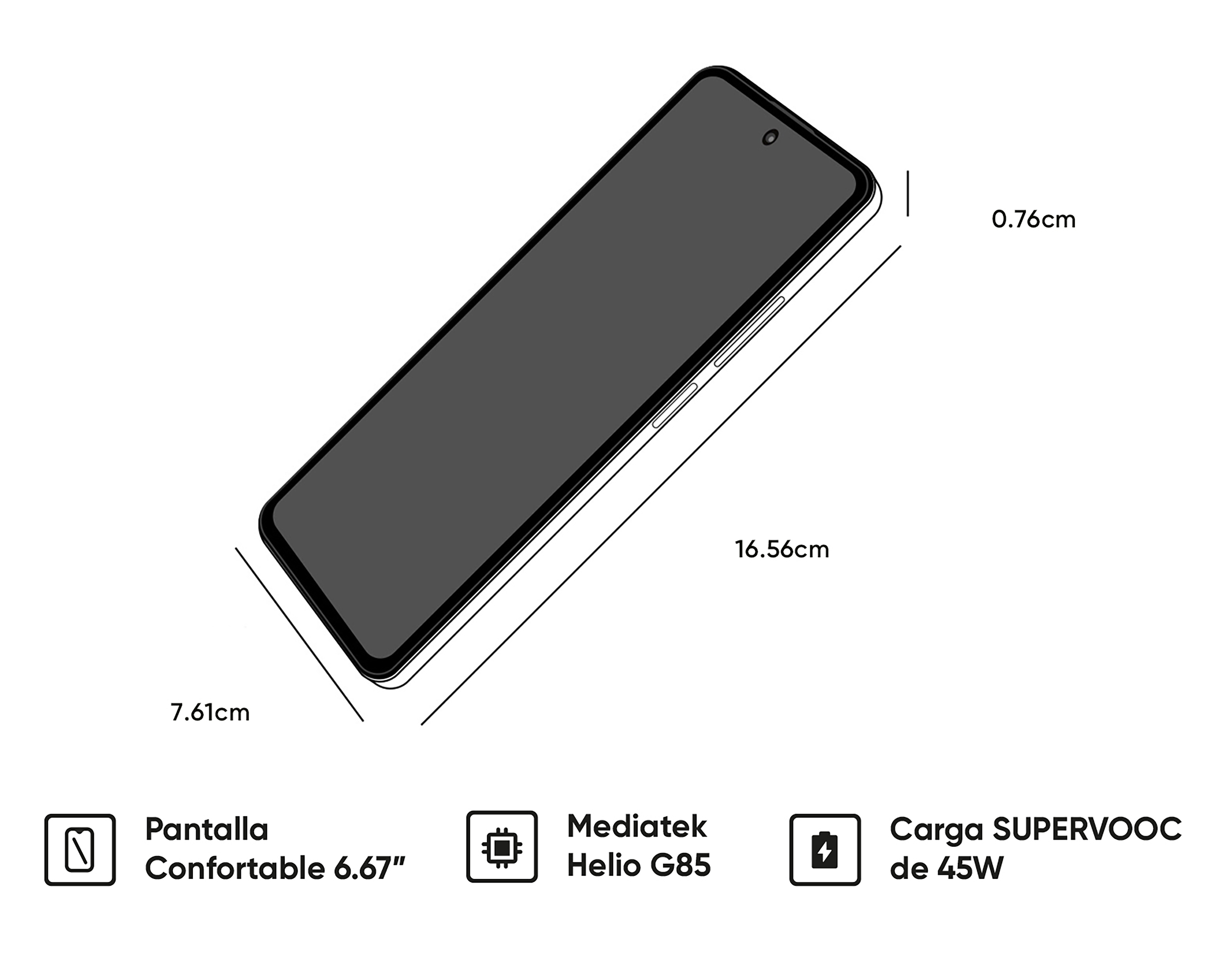 Foto 7 | Foto 7 | Celular Realme Liberado C65 256 GB Morado