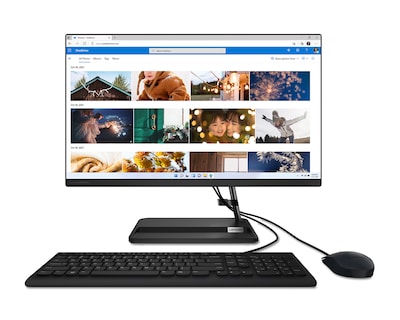 Foto 1 | Foto 1 | Computadora de Escritorio Lenovo IdeaCentre AIO 3 23.8" Windows 11 Intel Celeron 8 GB RAM 256 GB SSD Negra