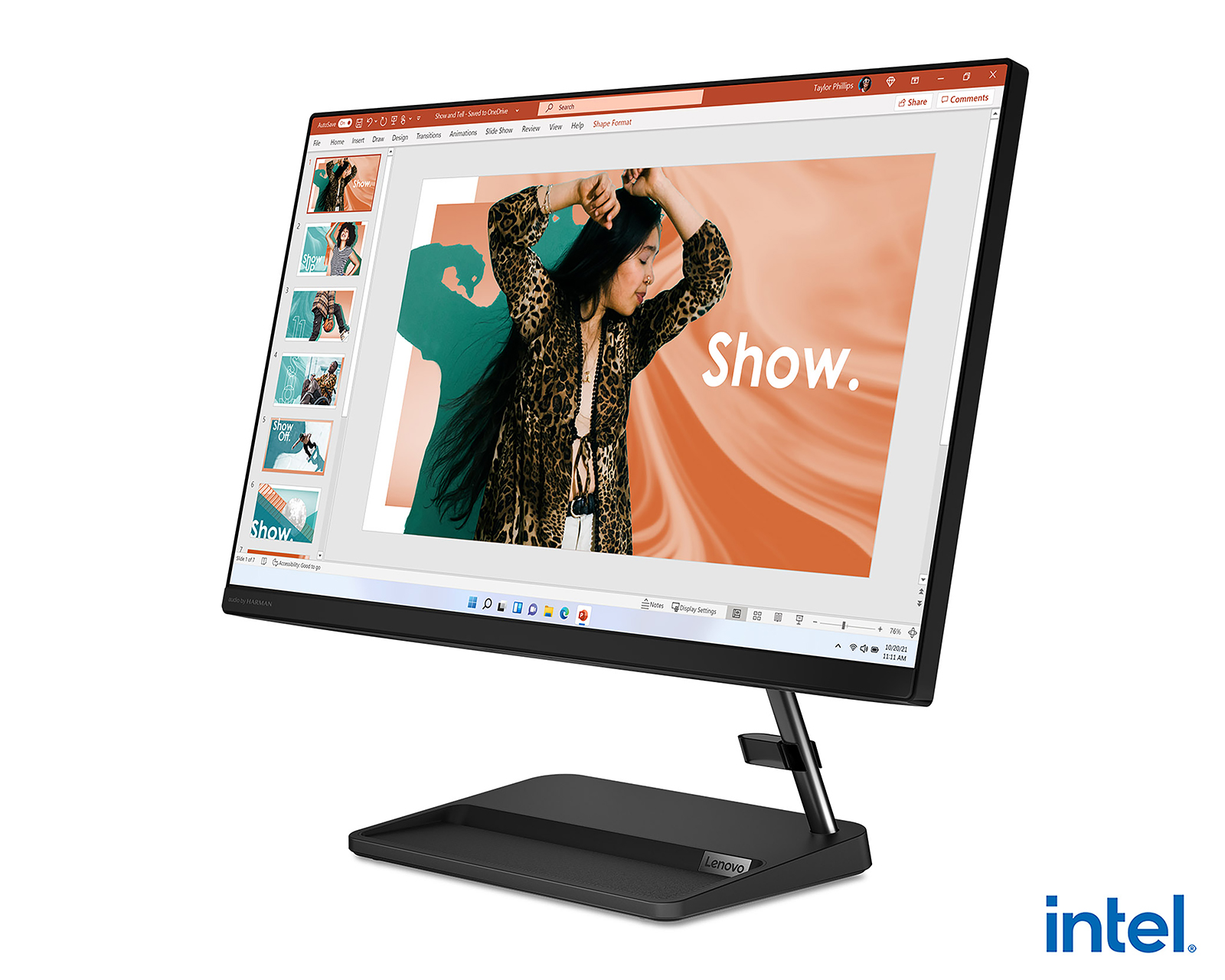 Foto 4 pulgar | Foto 3 | Computadora de Escritorio Lenovo IdeaCentre AIO 3 23.8" Windows 11 Intel Celeron 8 GB RAM 256 GB SSD Negra