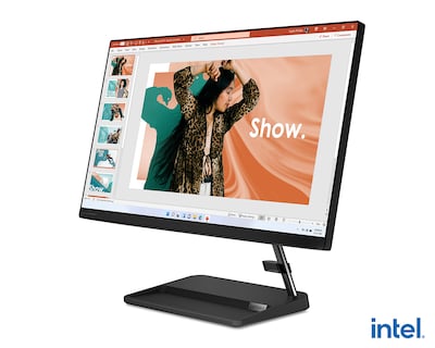 Foto 3 | Foto 3 | Computadora de Escritorio Lenovo IdeaCentre AIO 3 23.8" Windows 11 Intel Celeron 8 GB RAM 256 GB SSD Negra