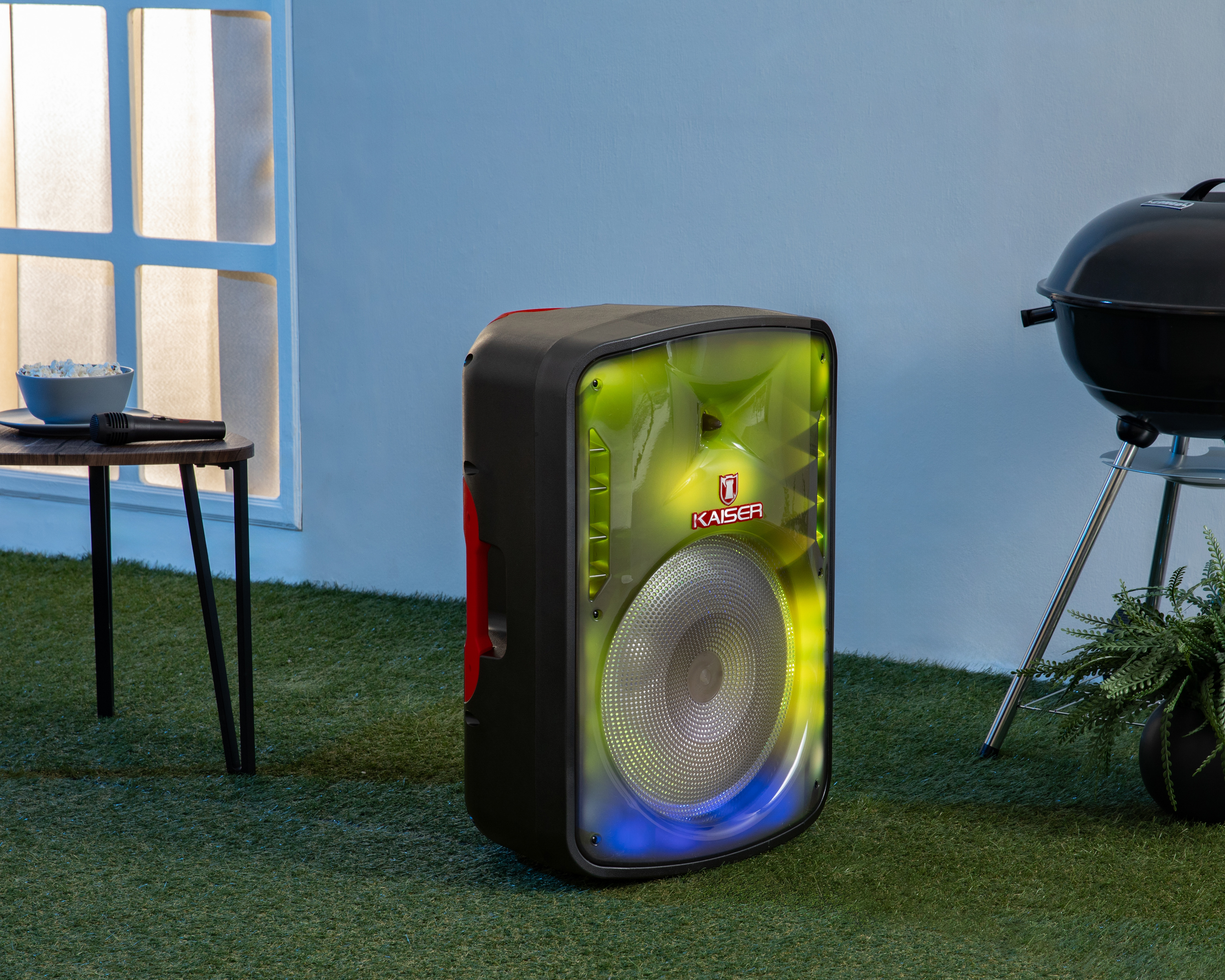 Bocina Bluetooth Kaiser SKW-5020R 45 W con Luces