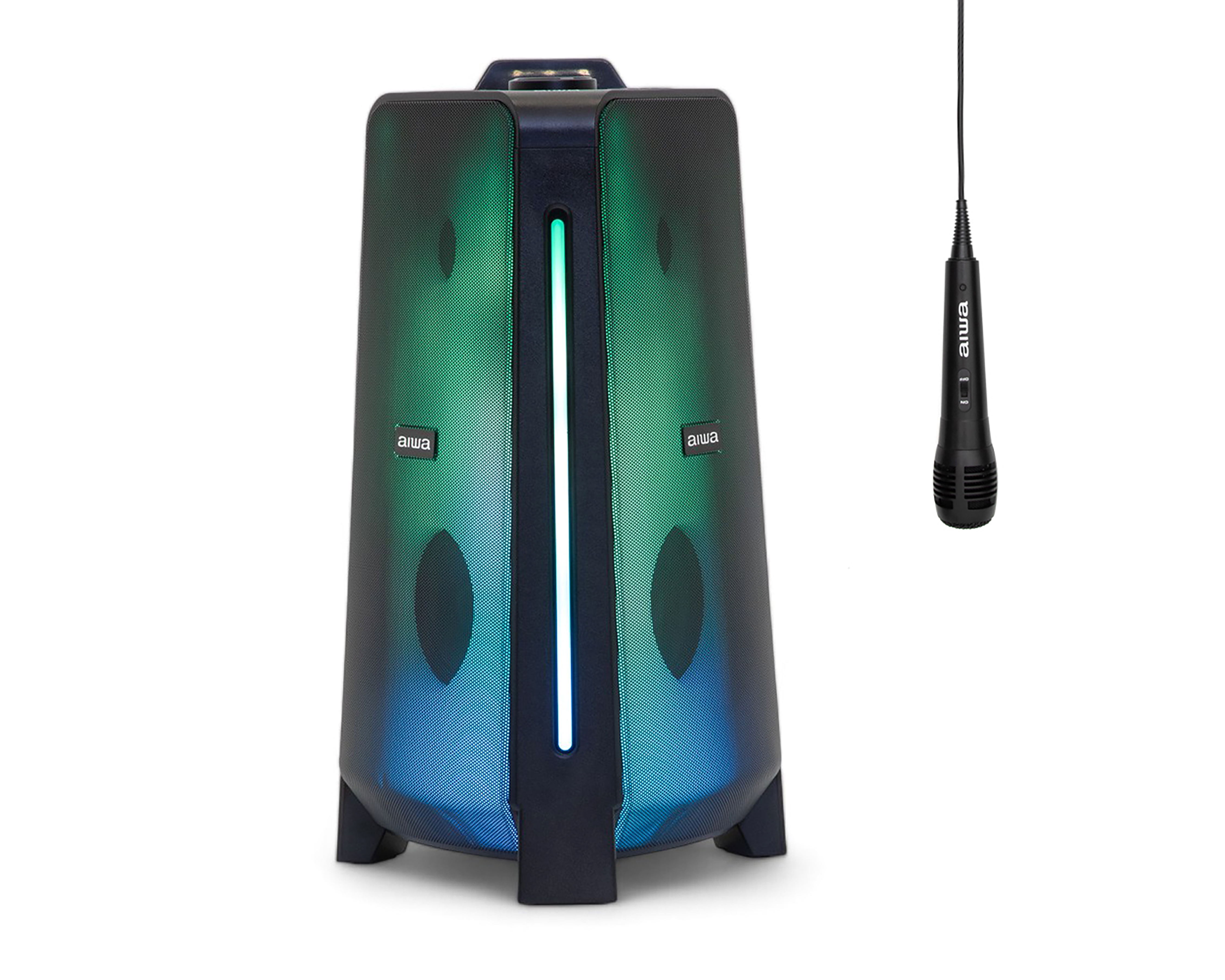 Bocina Aiwa AWPOK400LD con Iluminación + Micrófono