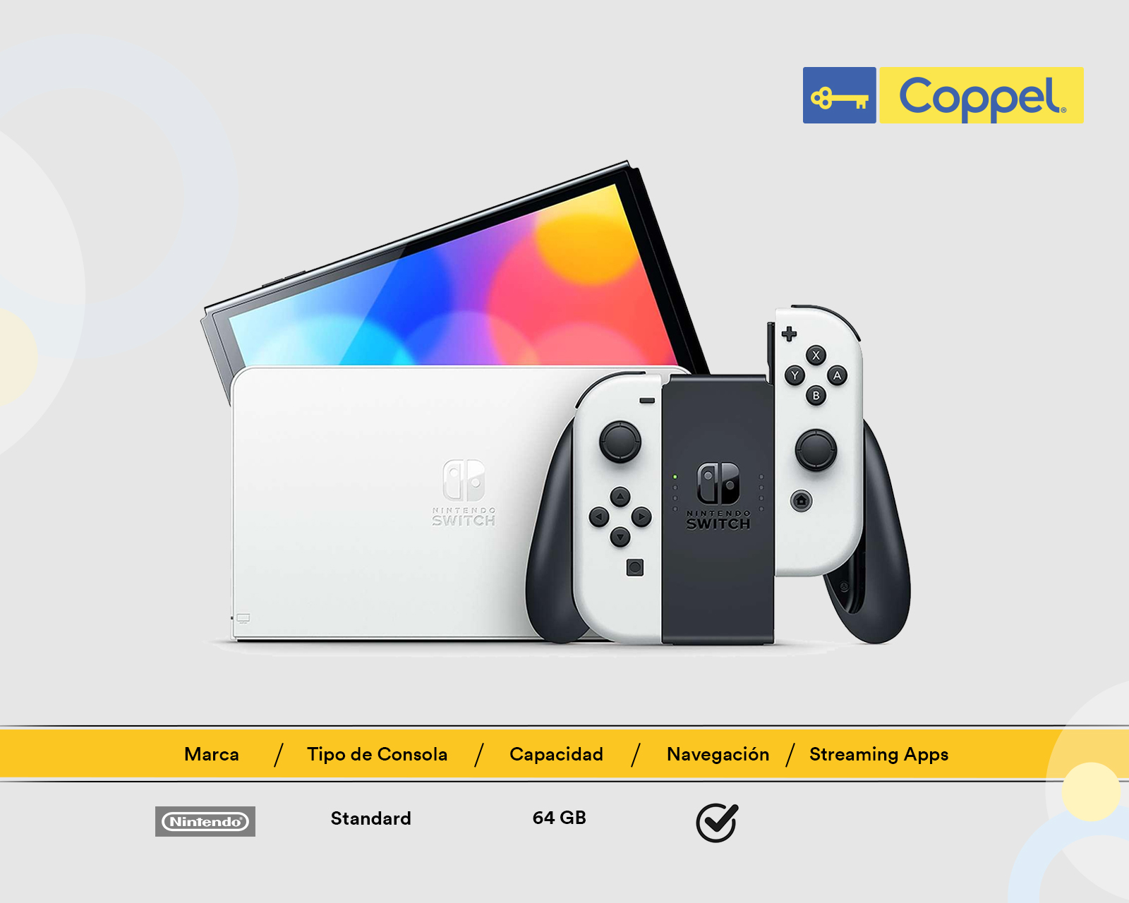Foto 8 | Foto 8 | Consola Nintendo Switch OLED Blanco