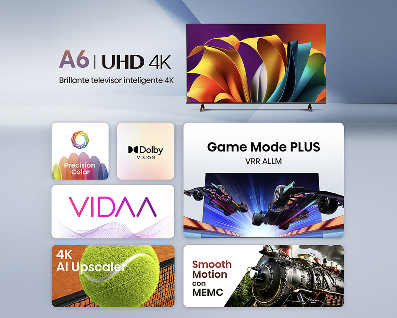 Foto 6 | Foto 6 | Pantalla Smart TV Hisense LED 50 Pulgadas UHD 4K 50A6NV