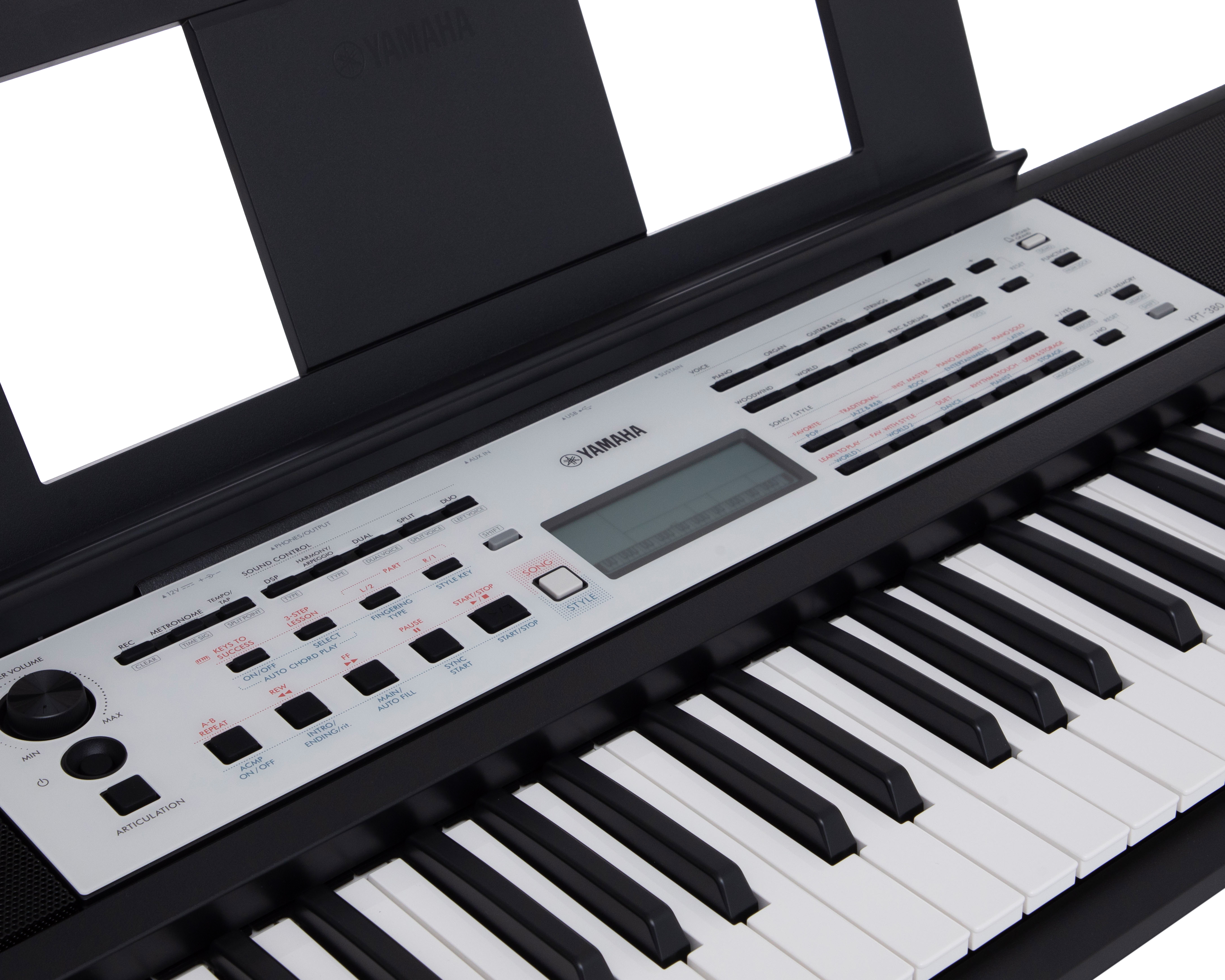 Foto 4 pulgar | Foto 3 | Órgano Músical Yamaha YPT-380 61 Teclas