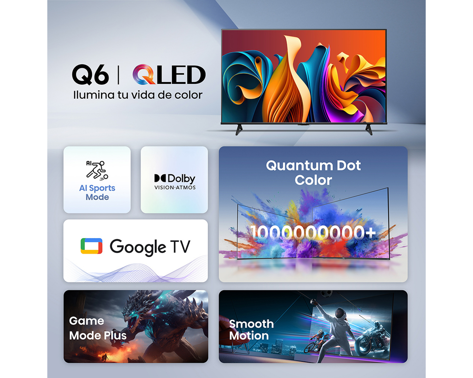 Foto 8 pulgar | Foto 7 | Pantalla Smart TV Hisense QLED 65 Pulgadas UHD 4K 65QD6N