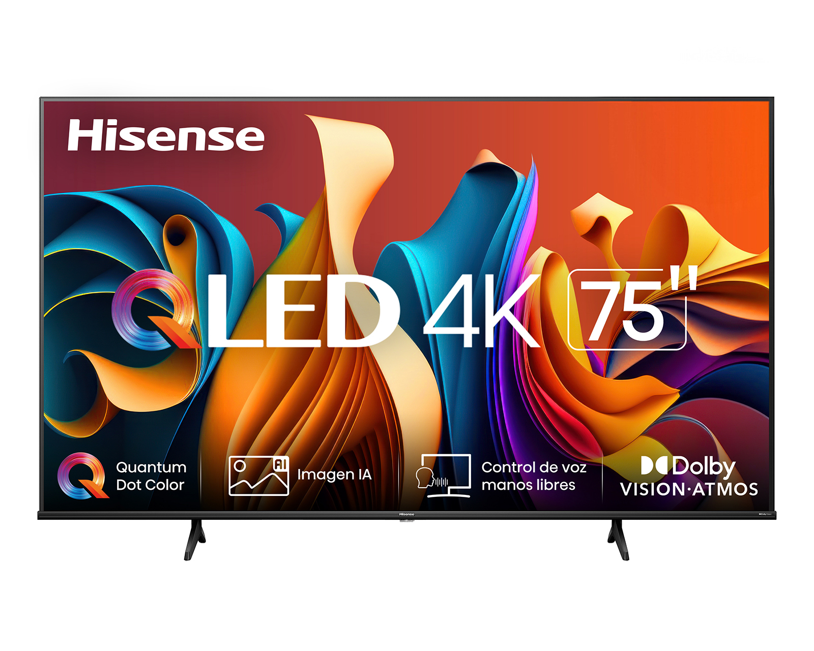 Pantalla Smart TV Hisense QLED 75 Pulgadas UHD 4K 75QD6N