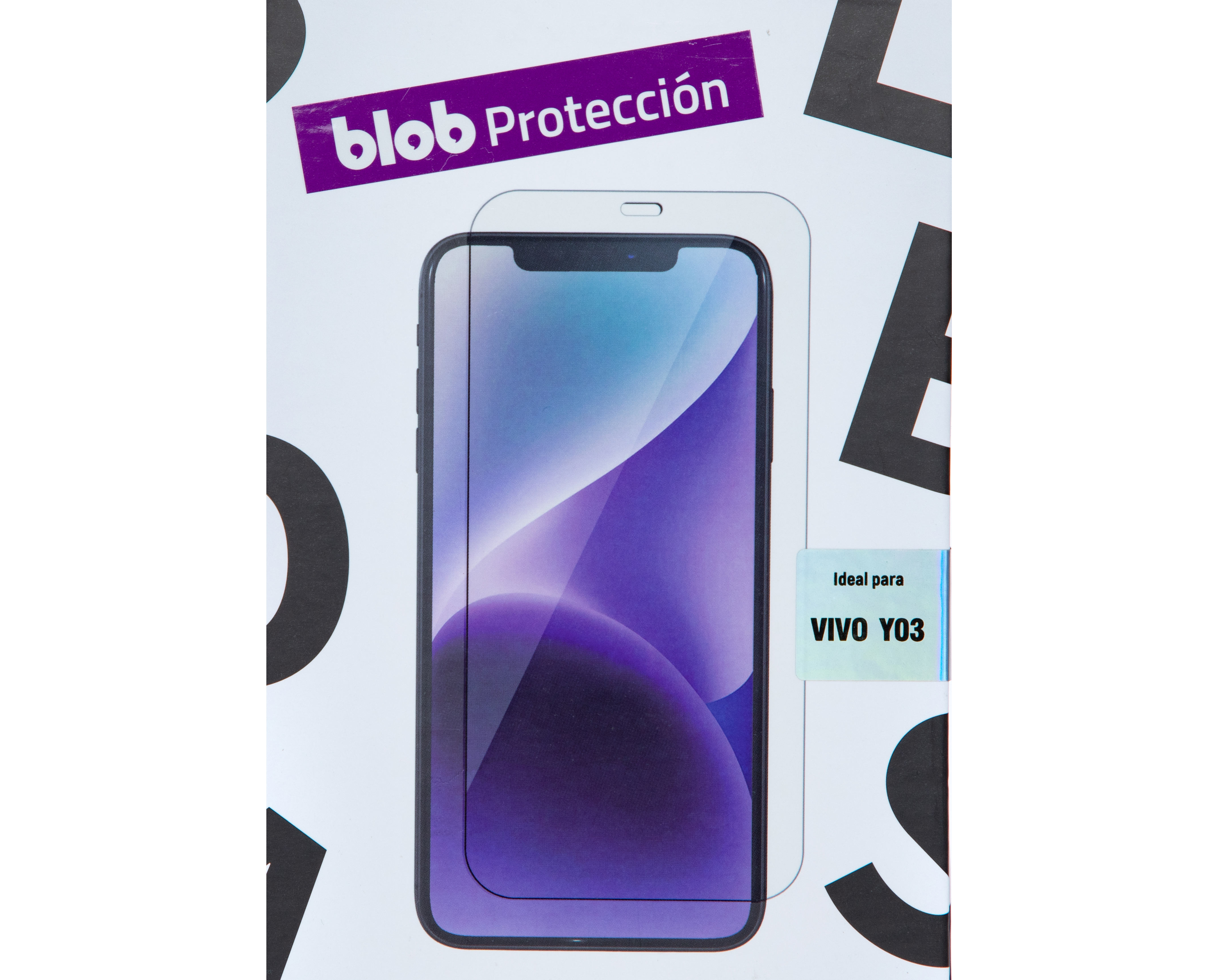 Foto 4 pulgar | Foto 3 | Protector de Pantalla Blob para Vivo Y03