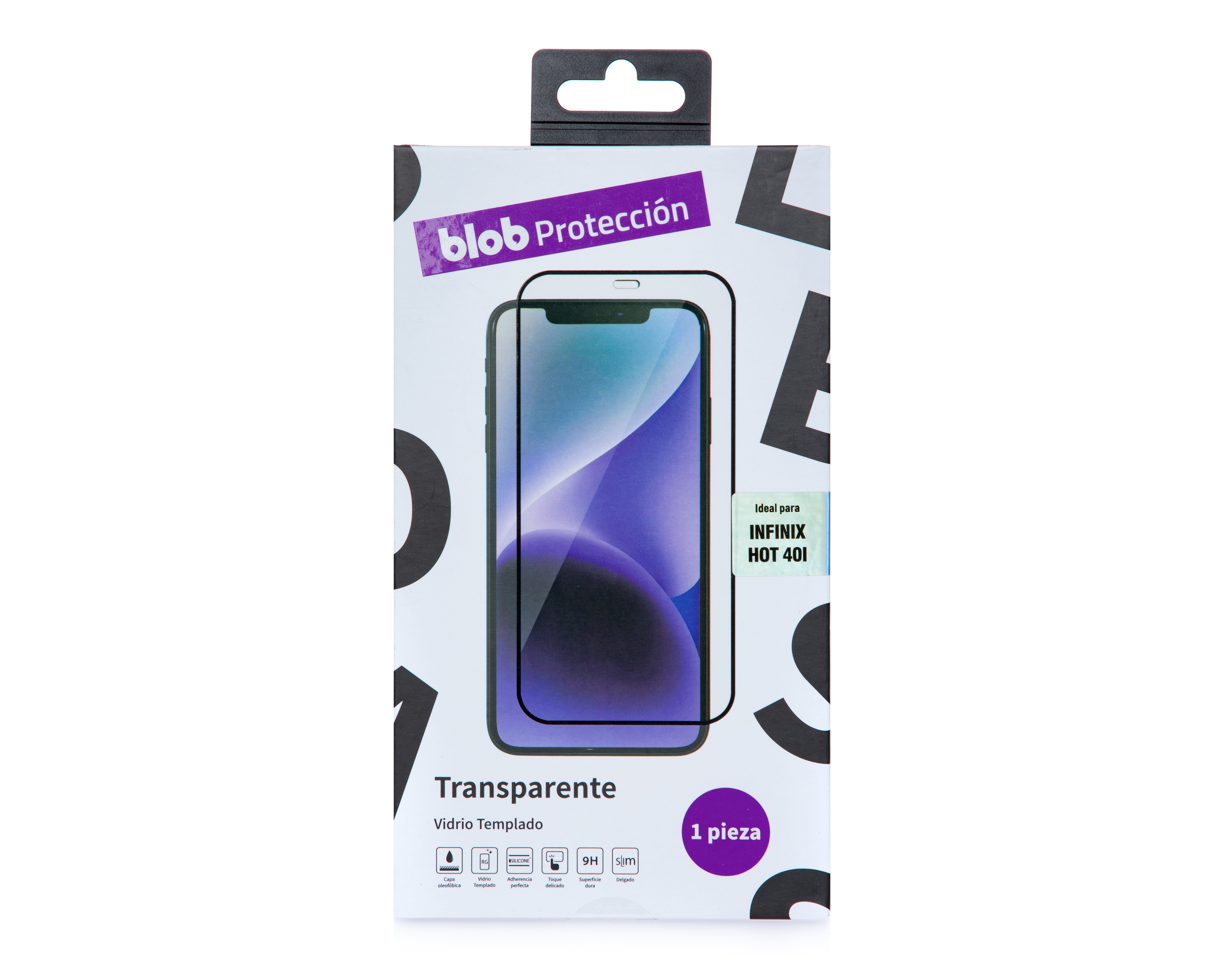 Foto 2 pulgar | Foto 1 | Protector de Pantalla Blob para Infiix Hot 40I