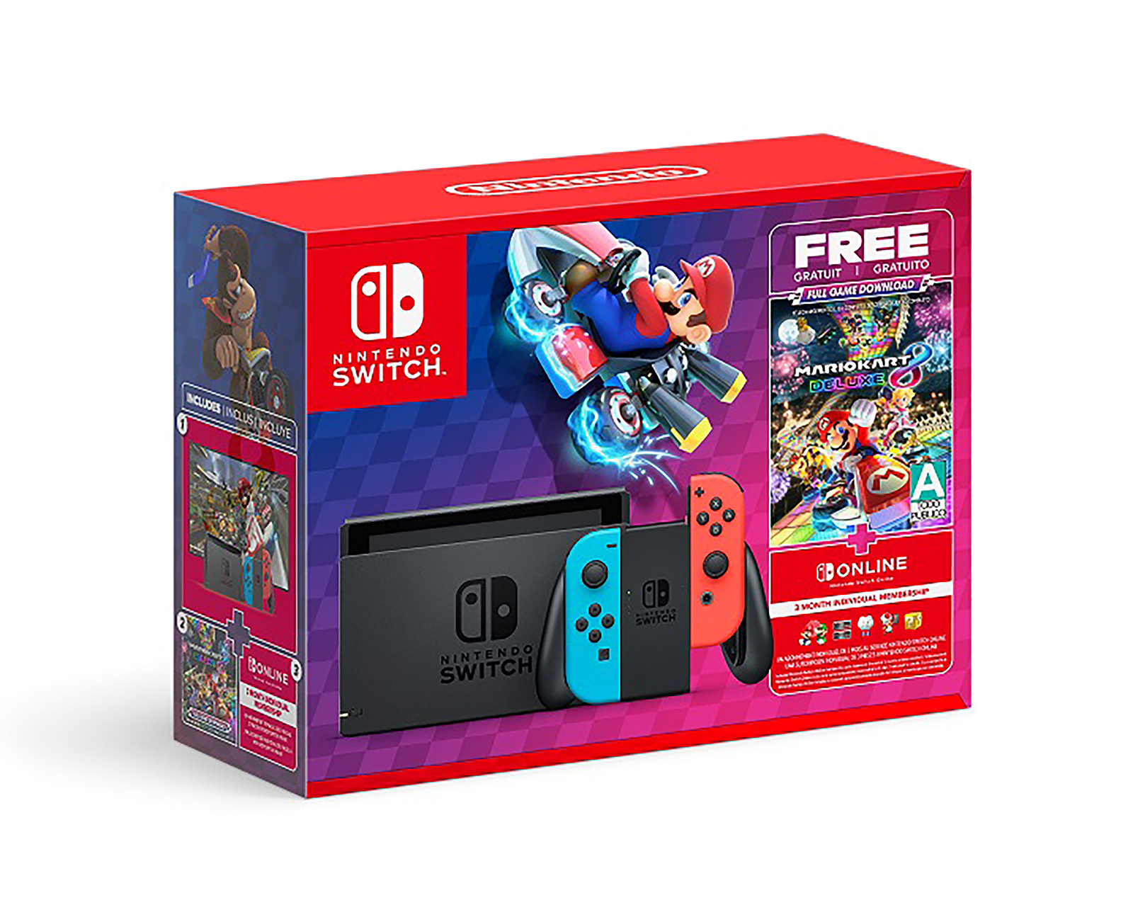 Foto 6 | Foto 6 | Consola Portátil Nintendo Switch de 32 GB + Mario Kart 8 Descargable