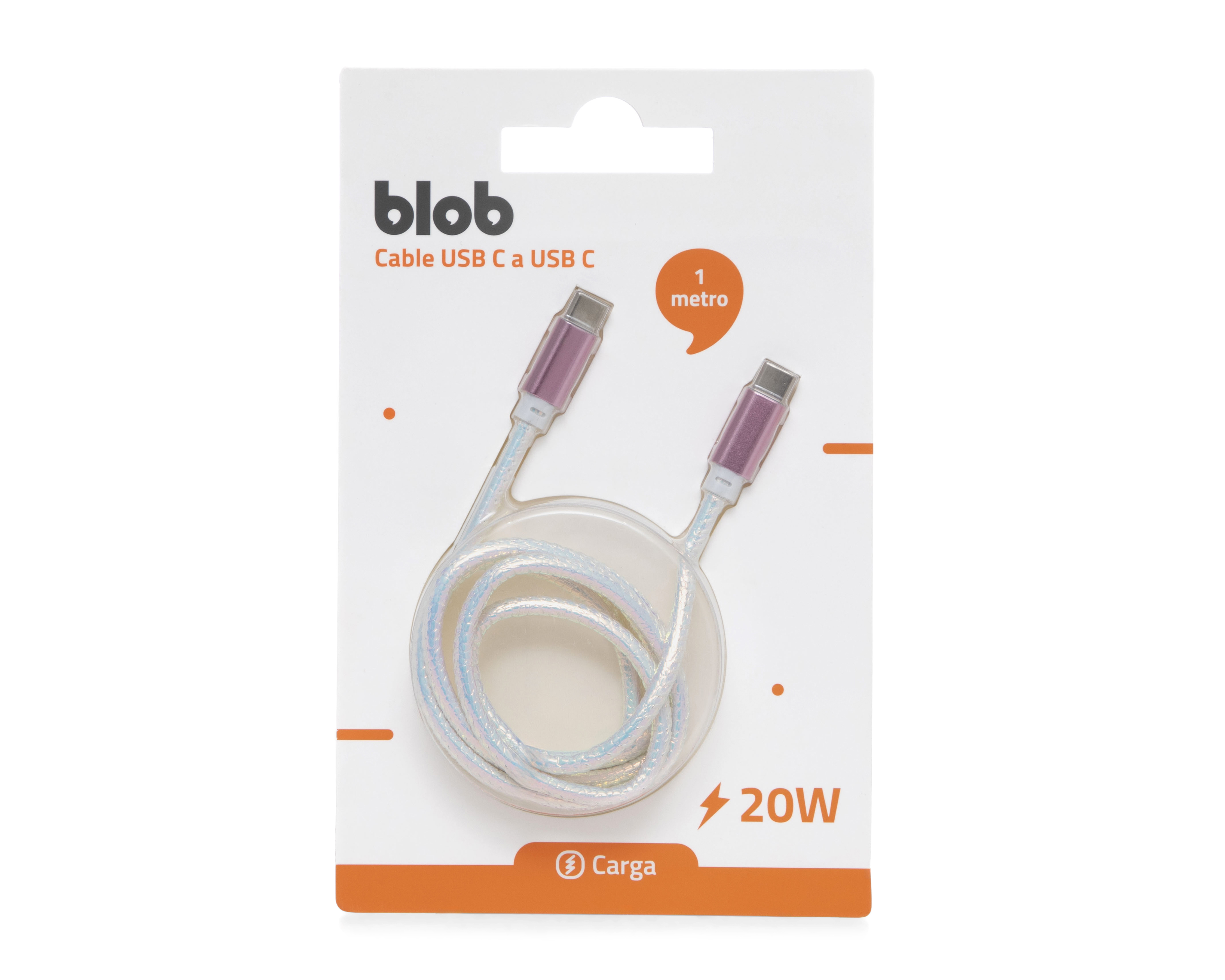 Foto 4 pulgar | Foto 3 | Cable USB C a USB C Blob 1 M