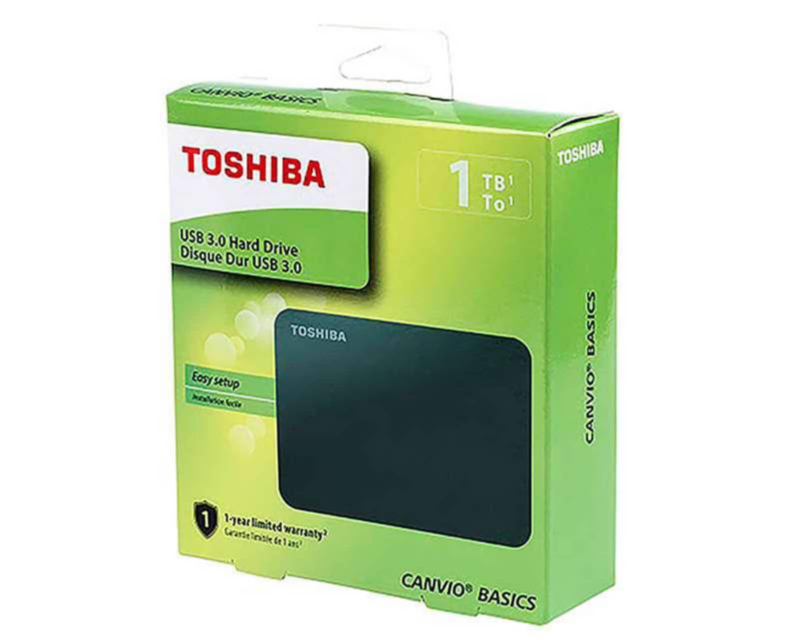 Foto 2 pulgar | Foto 1 | Disco Duro Externo Toshiba 1 TB USB 2.0/3.0 Canvio Basic