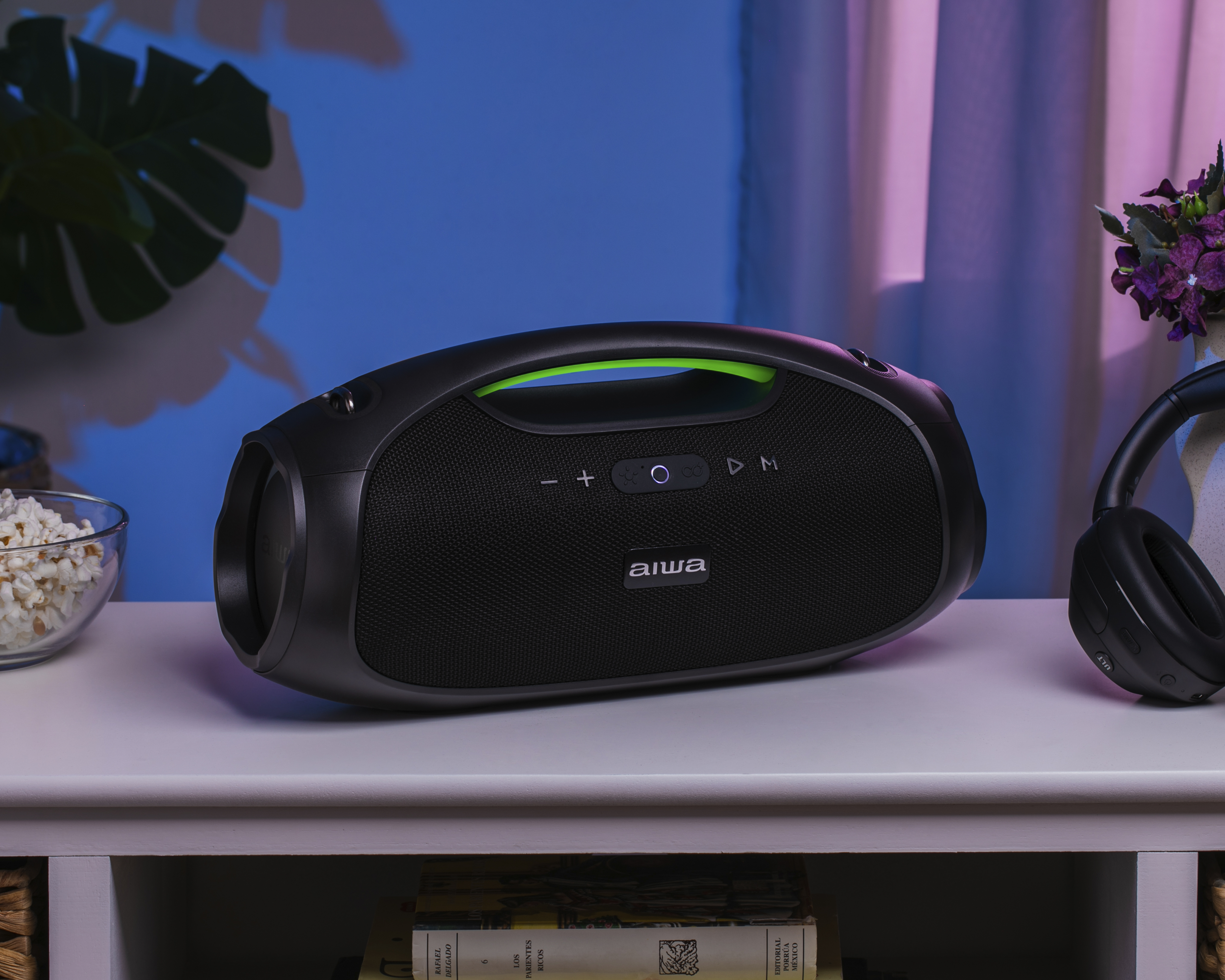 Foto 6 pulgar | Foto 5 | Bocina Bluetooth Aiwa AWS244BT 60 W Resistente al Agua