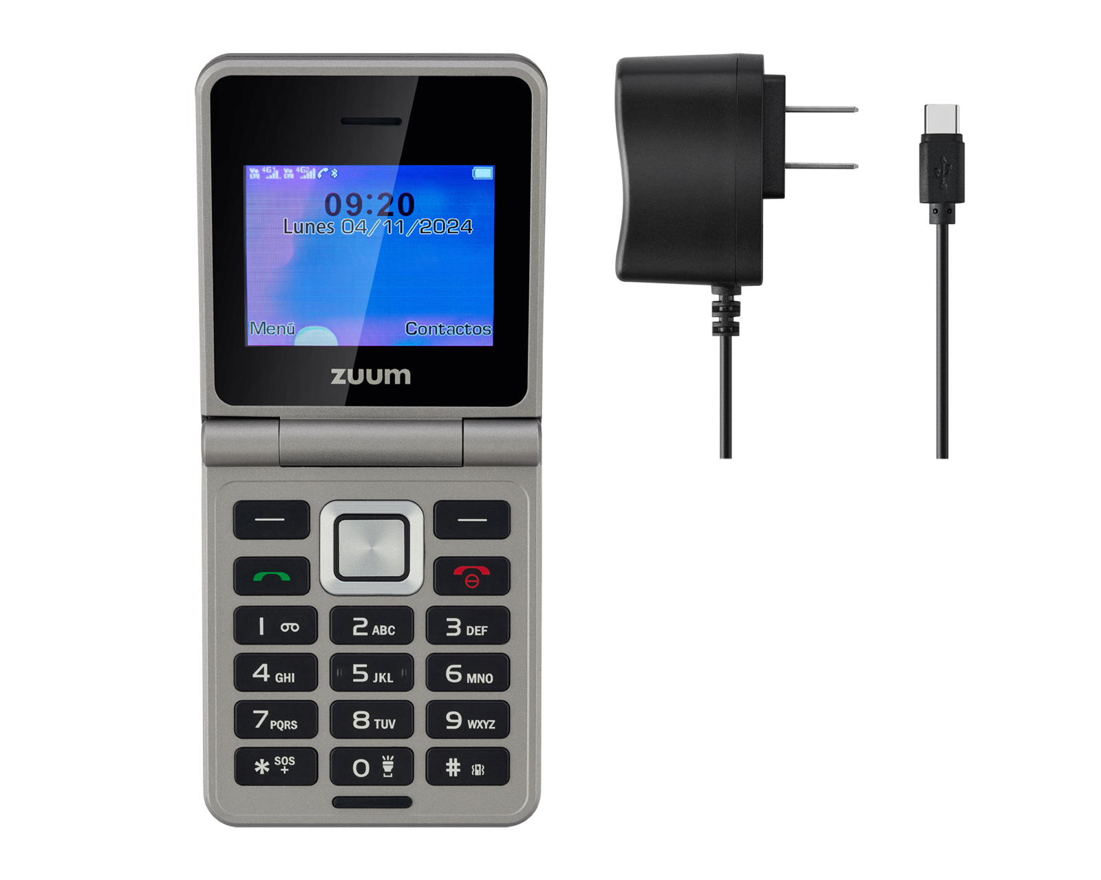 Foto 8 pulgar | Foto 7 | Celular Zuum Liberado Soul 128 MB Gris